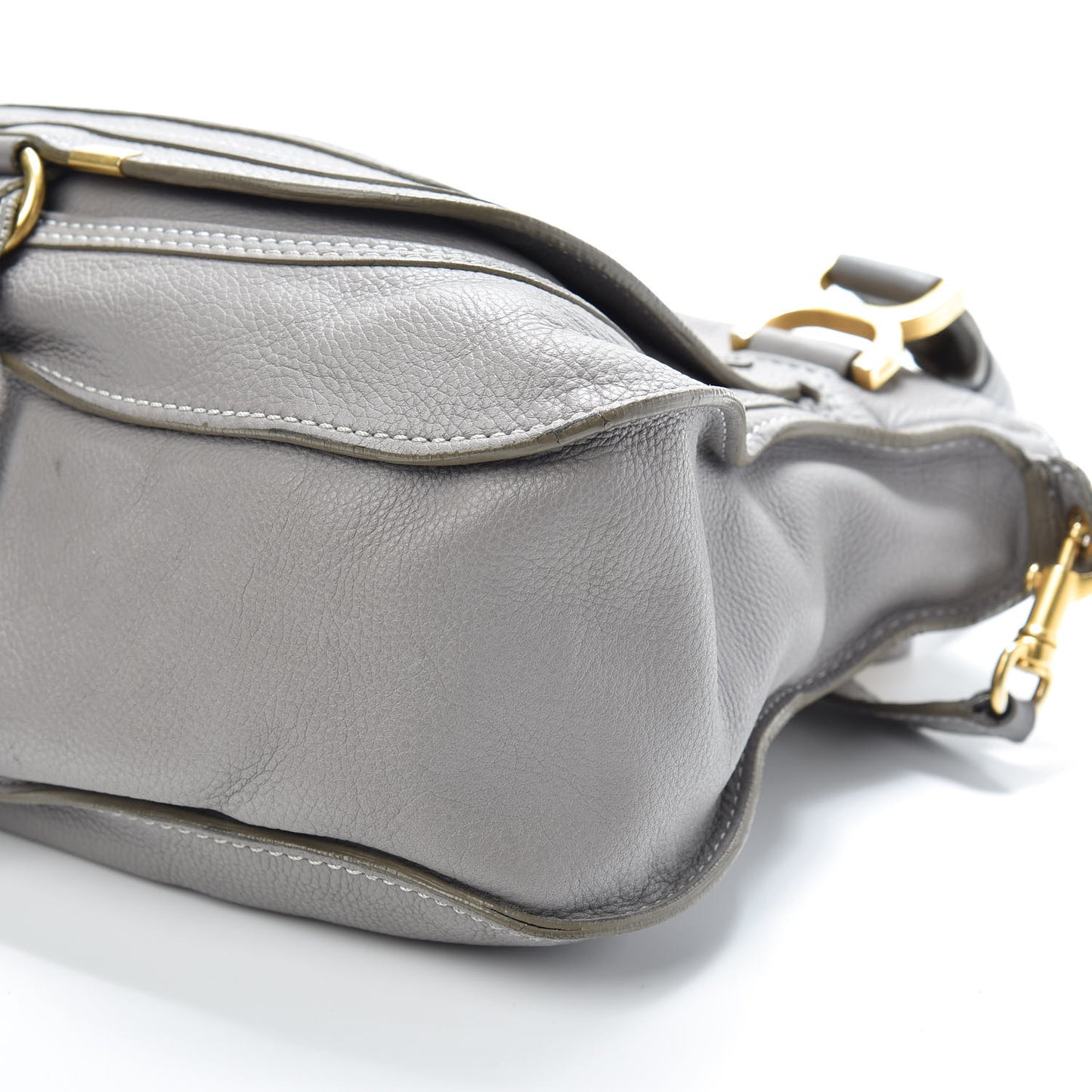 Calfskin Medium Marcie Satchel Cashmere Grey