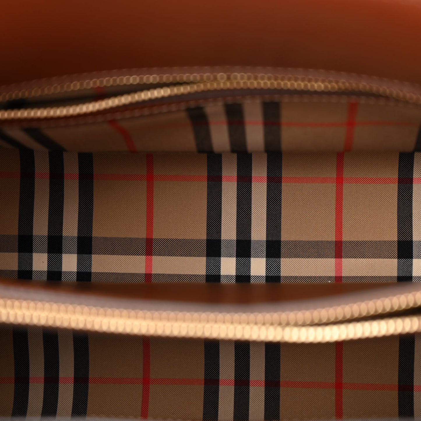 Calfskin Check Small Two Handle Title Bag Black