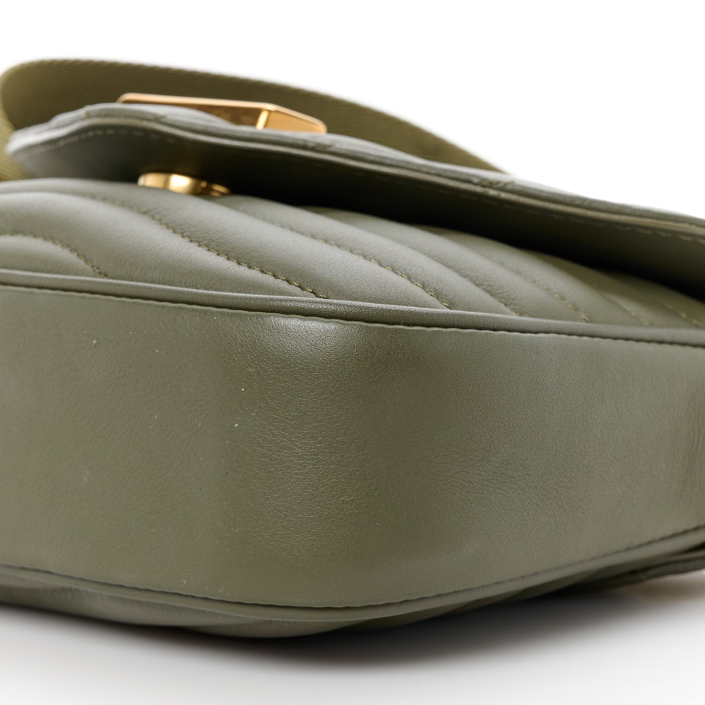 LOUIS VUITTON Calfskin New Wave Multi Pochette Kaki