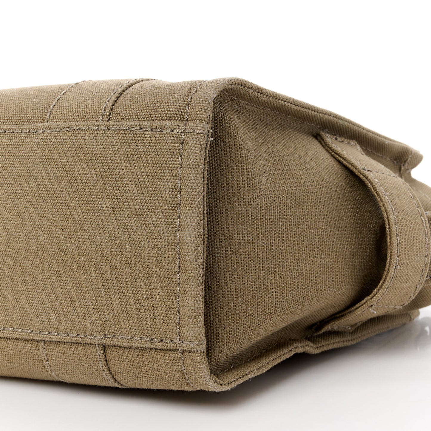 Cotton Canvas Small The Traveler Tote Bag Slate Green