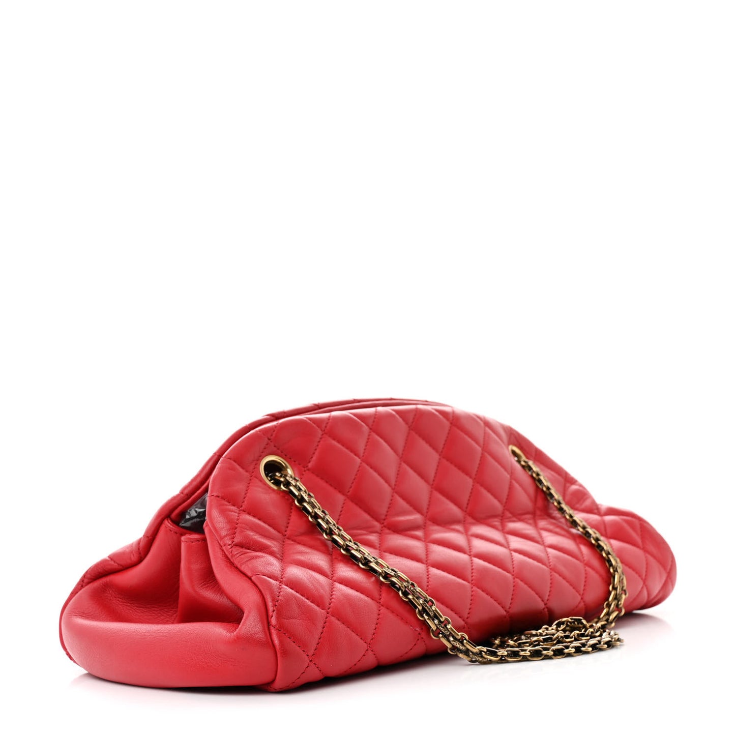 Lambskin Quilted Medium Just Mademoiselle Red
