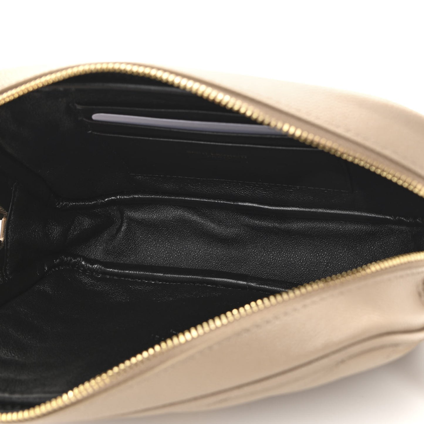 Grain De Poudre Matelasse Monogram Mini Lou Camera Bag Dark Beige