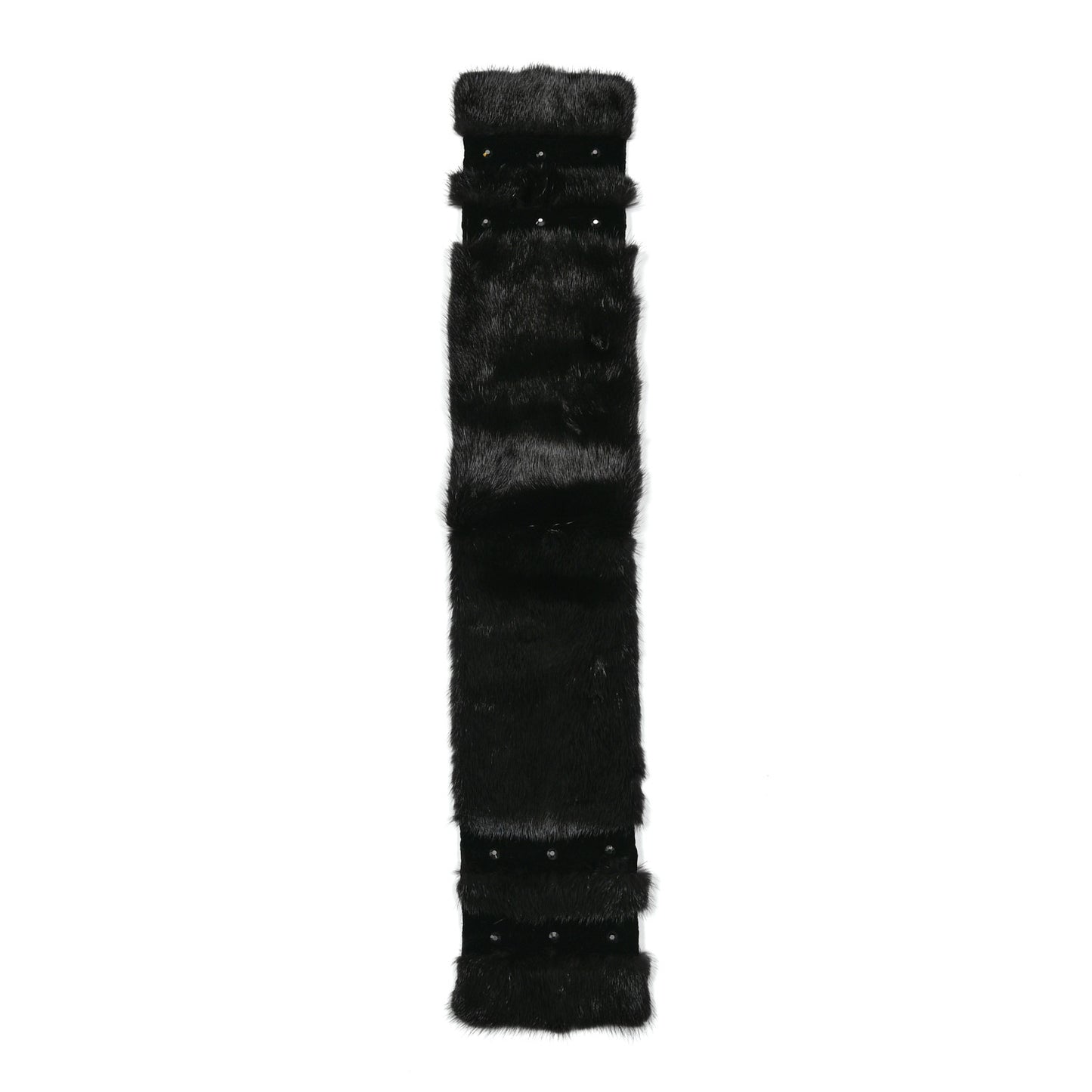 Fox Fur Stole Black