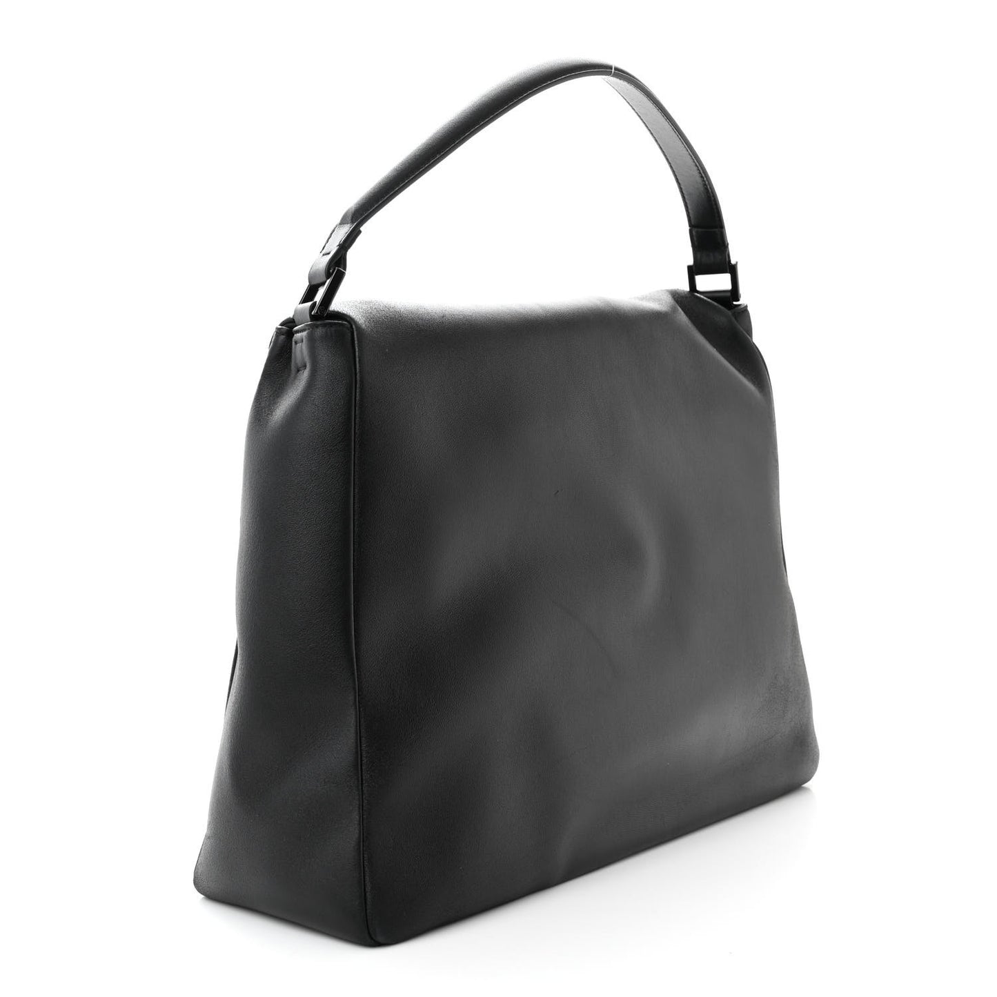 Nappa Monochrome One Stud Hobo Black