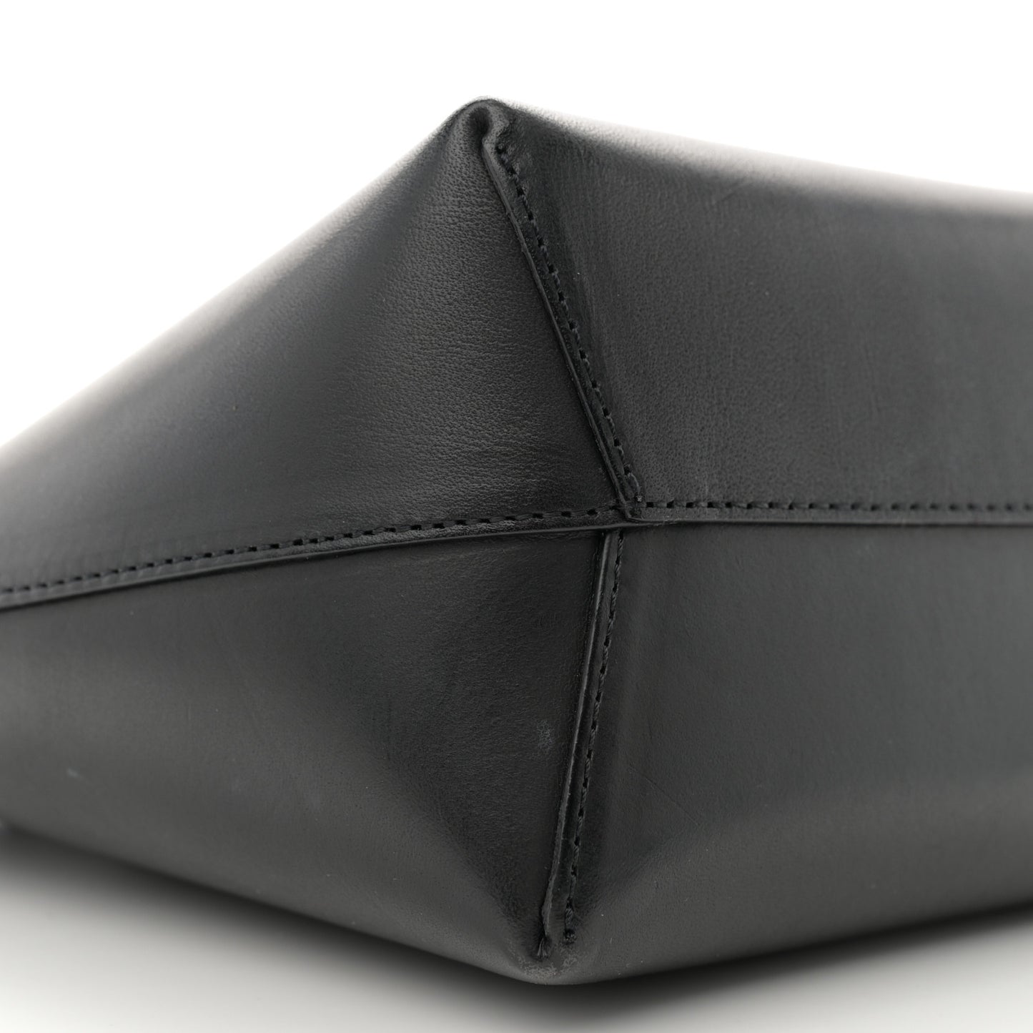 Calfskin Mini Bucket Bag Black Ballerina