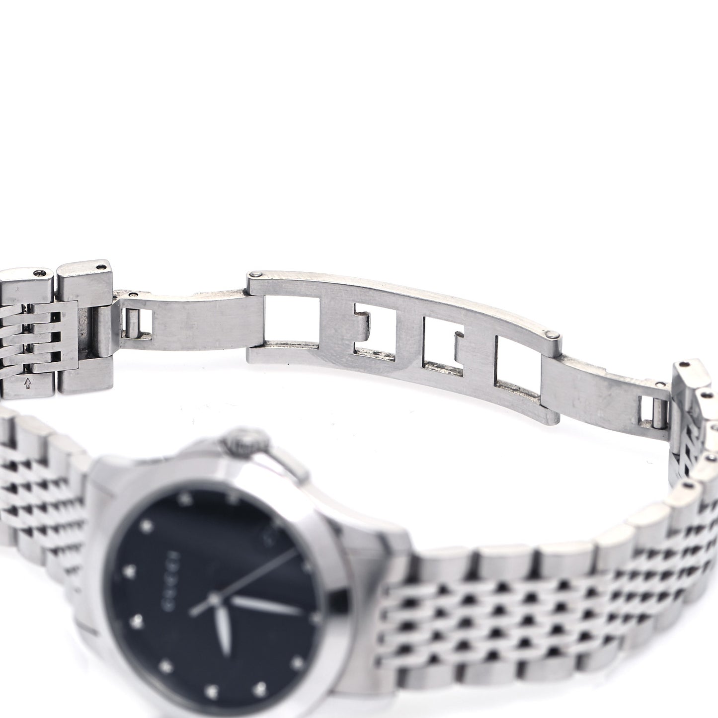 Stainless Steel Diamond 28mm G-Timeless Quartz Watch Black