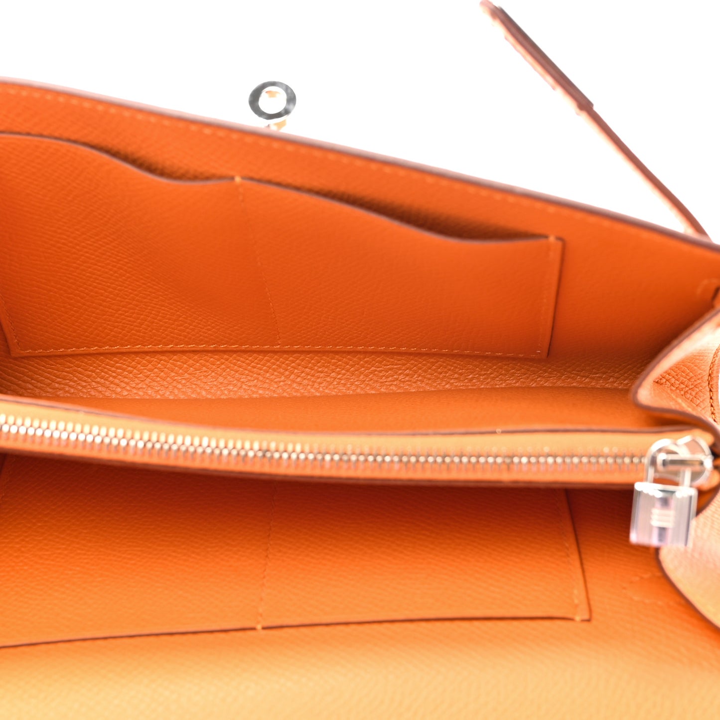 Epsom Kelly Wallet To Go Abricot