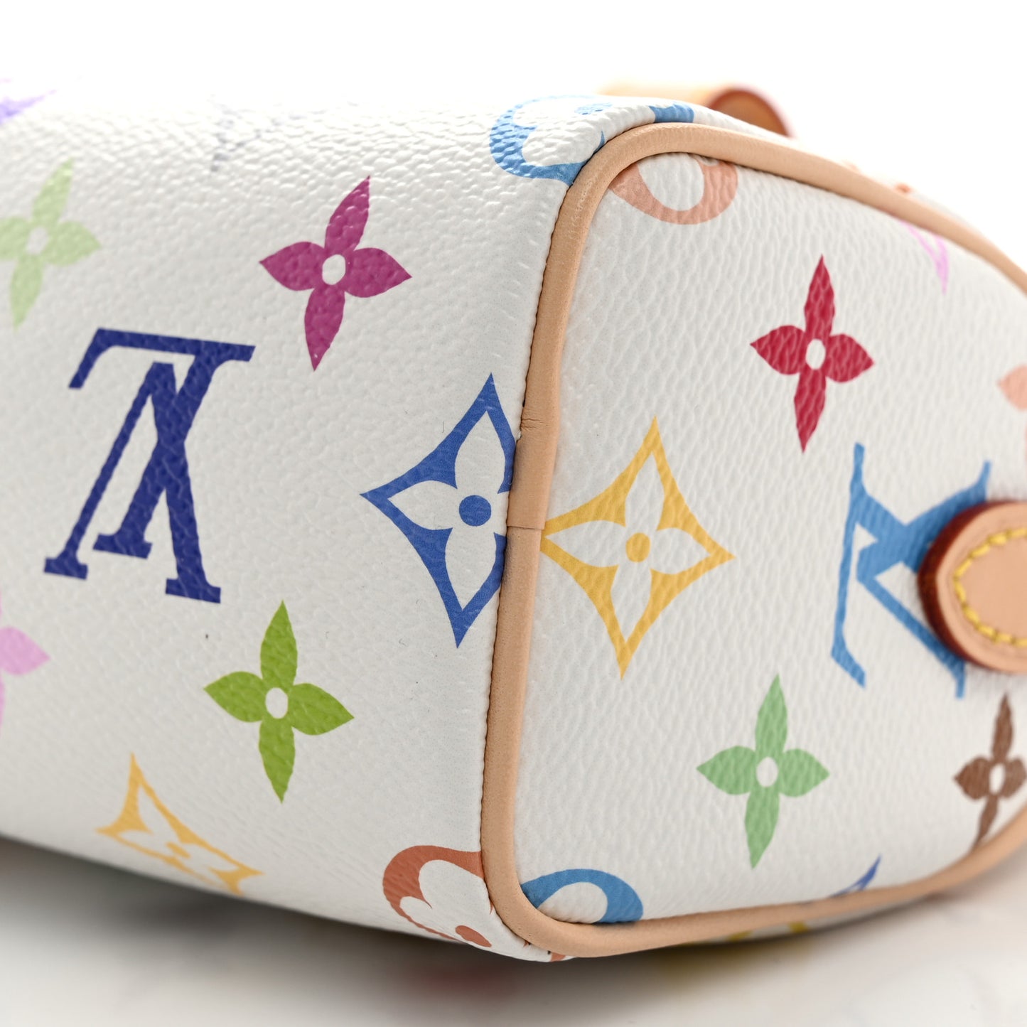 LV X TM Monogram Multicolor Nano Speedy White