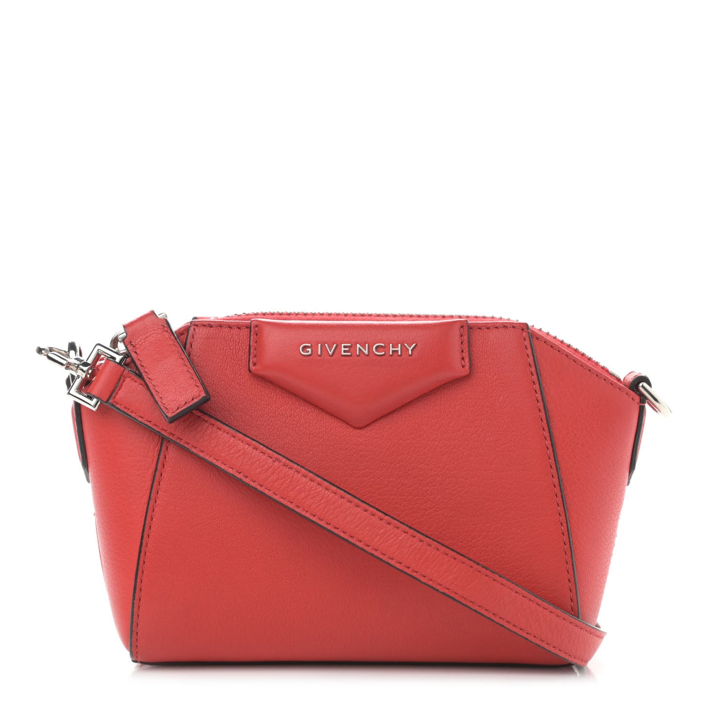 Sugar Goatskin Nano Antigona Light Red