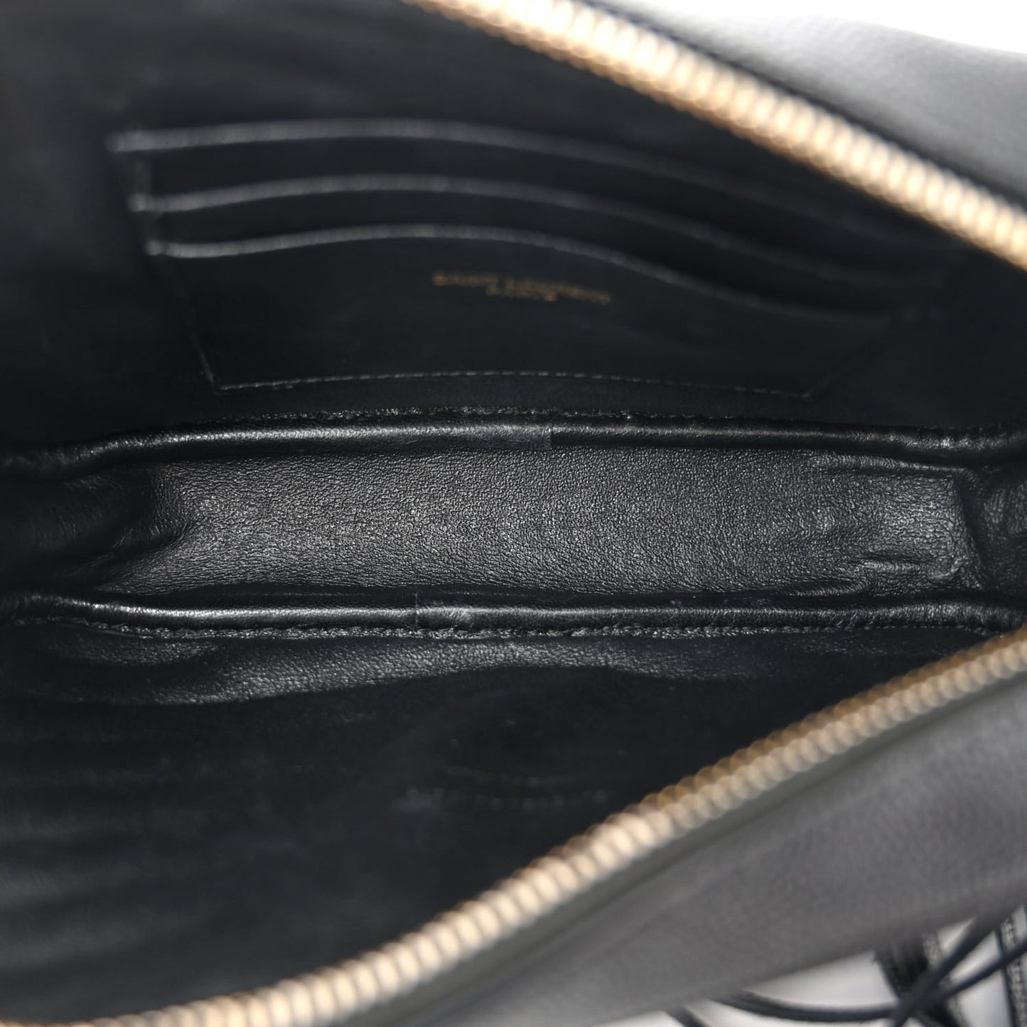 Grain De Poudre Matelasse Monogram Mini Lou Camera Bag Black