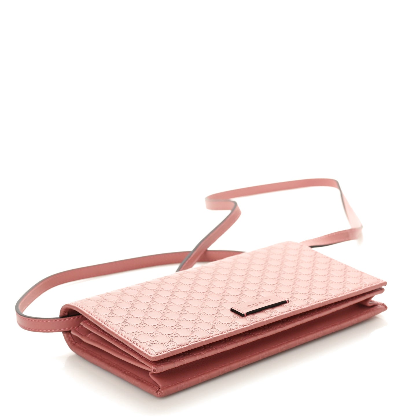 Microguccissima Crossbody Wallet Soft Pink