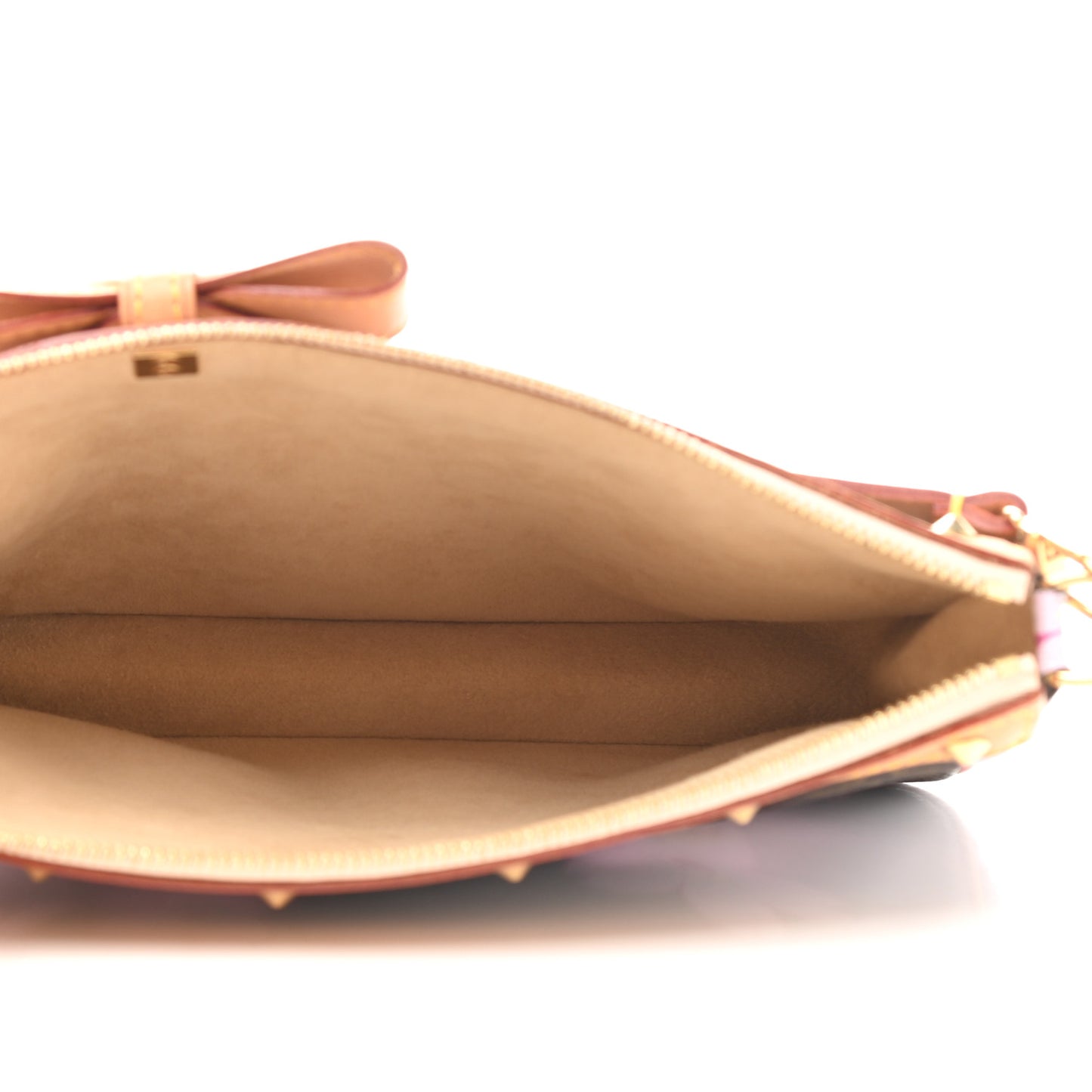 Monogram Cherry Blossom Pochette Accessories Brown