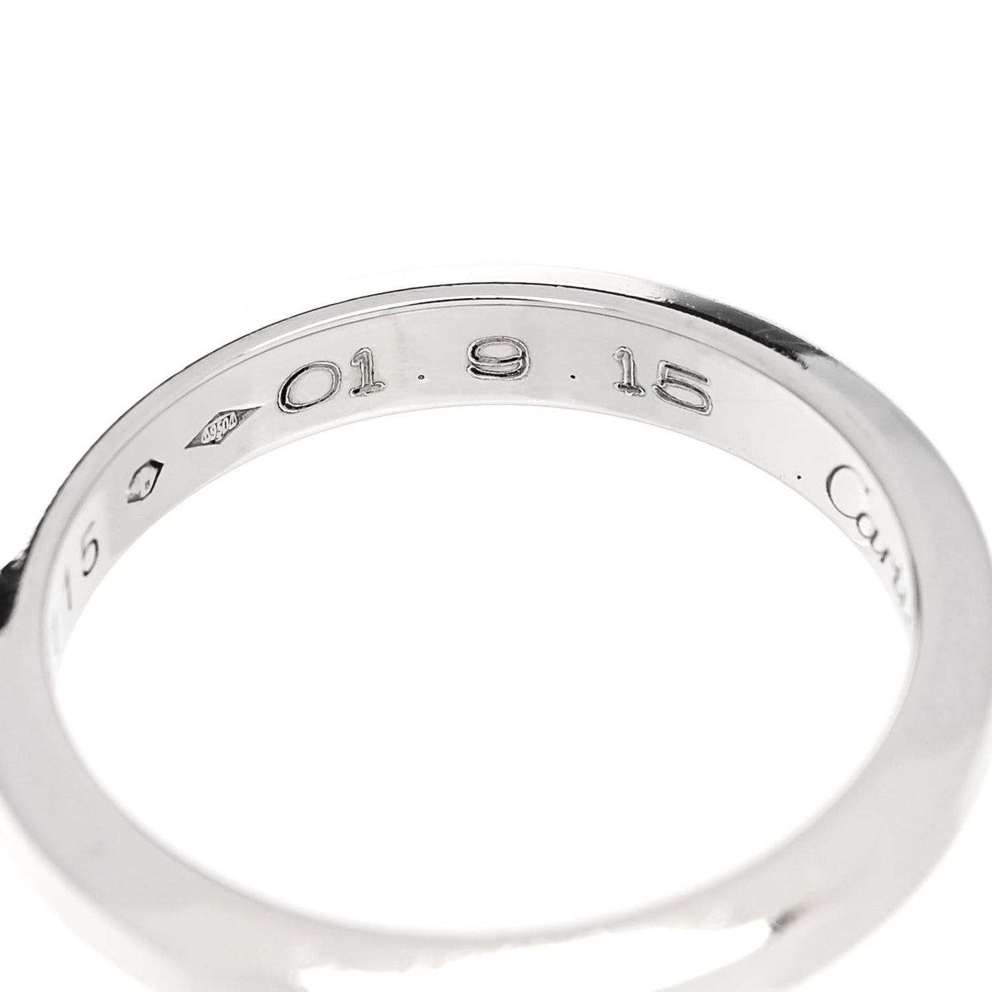 Platinum 3mm Declaration Wedding Band Ring 49 5