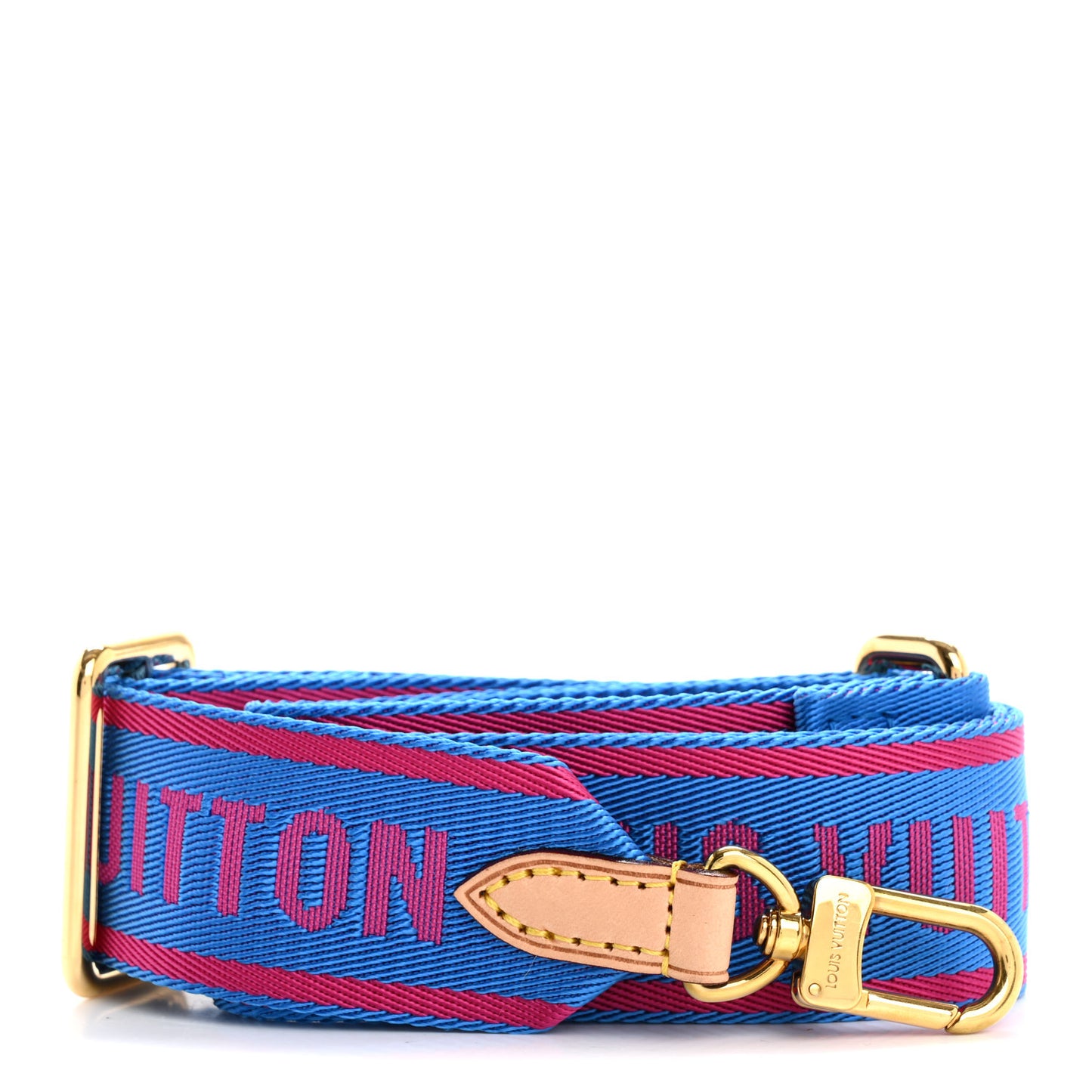 Nylon Bandouliere Shoulder Strap Blue Magenta
