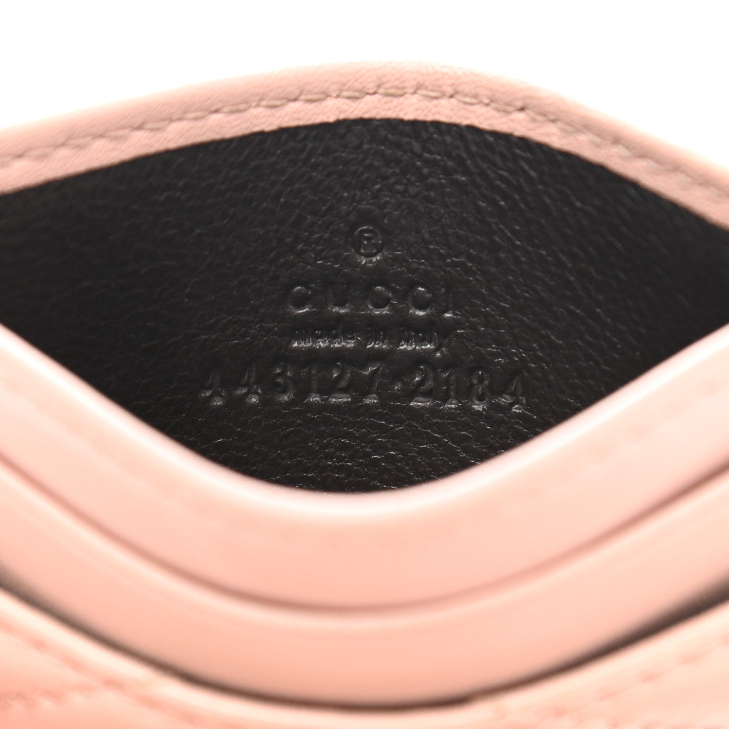 Gucci Calfskin Matelasse GG Marmont Card Holder Perfect Pink 6 of 10
