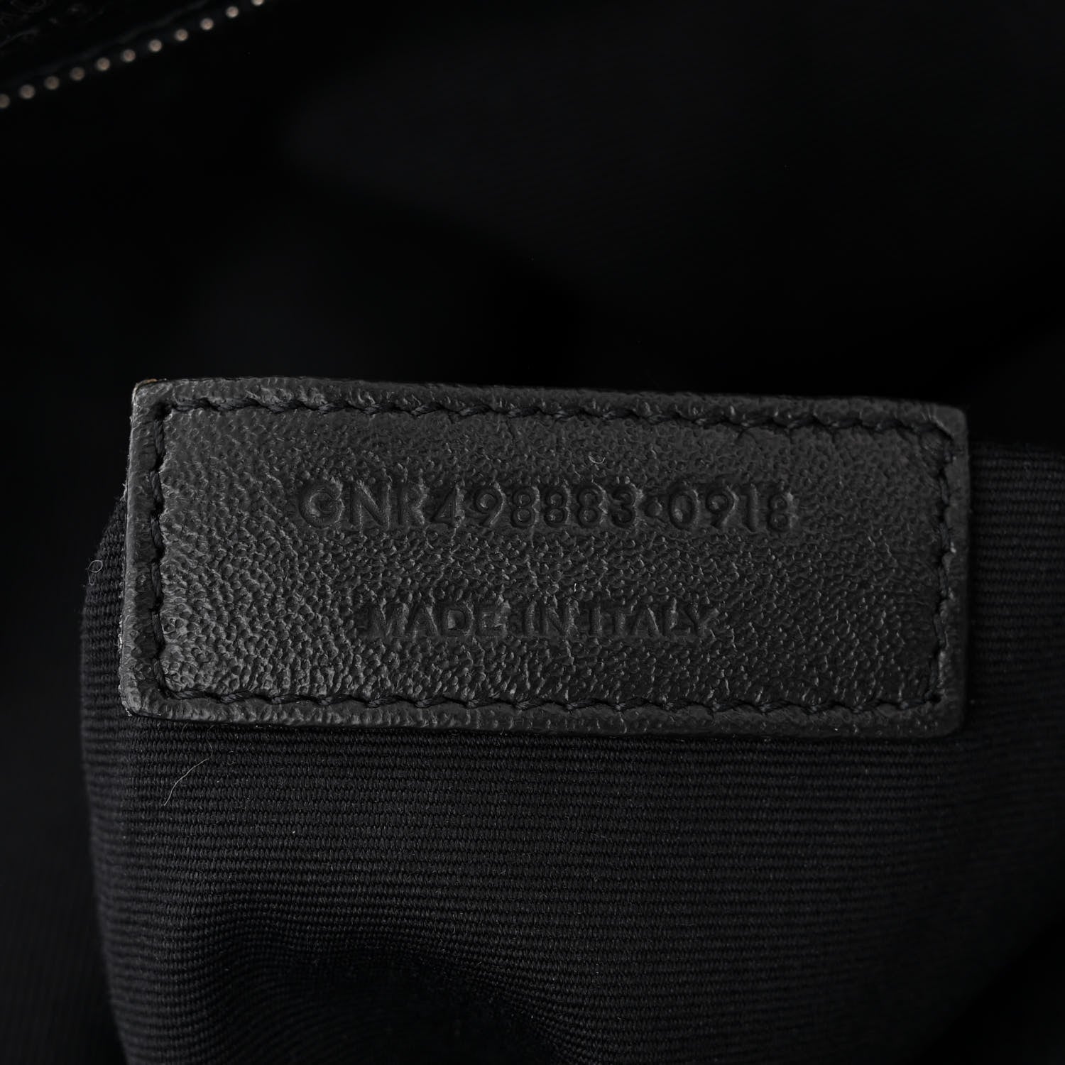 Saint Laurent Crinkled Calfskin Matelasse Monogram Large Niki Chain Satchel Black 7 of 13