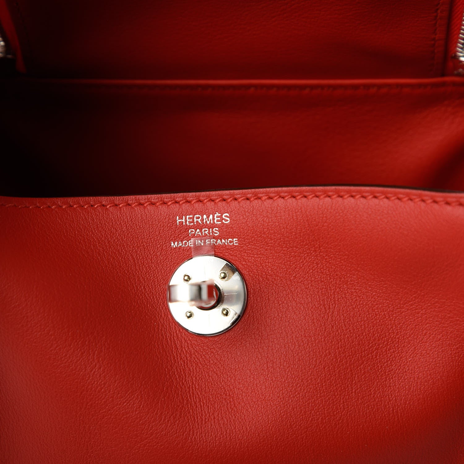 Hermes Swift Mini Lindy 20 Rouge Tomate 8 of 11
