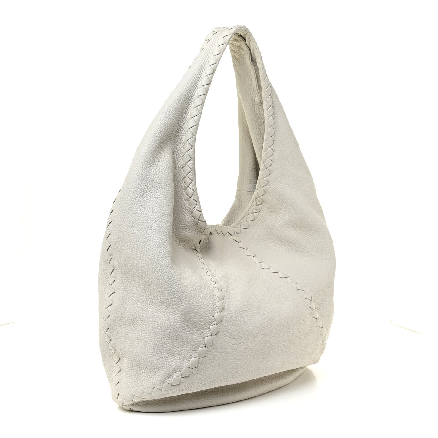 Cervo Deerskin Large Hobo White