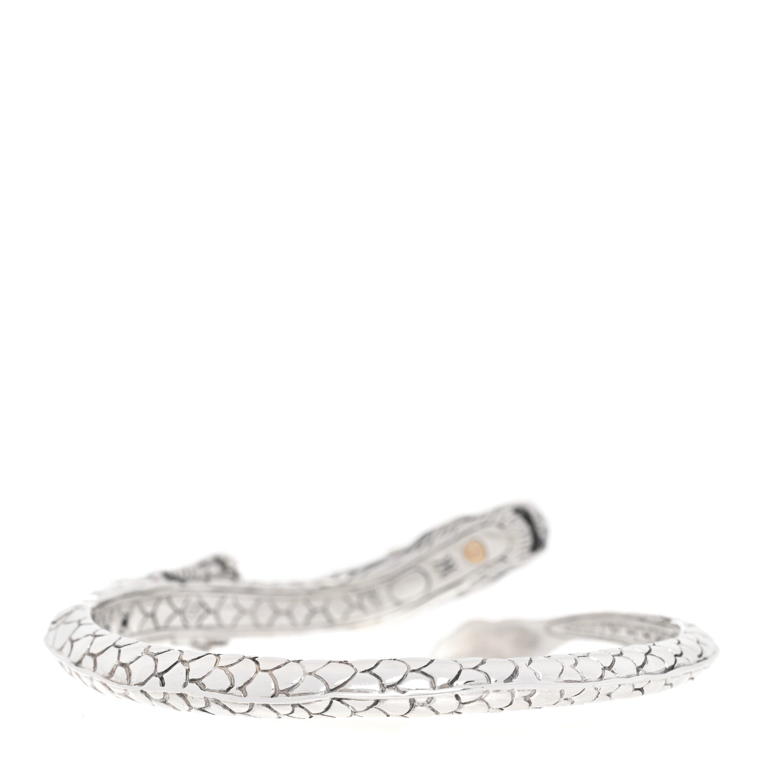 John Hardy Sterling Silver 18K Yellow Gold Legends Naga Dragon Bypass Cuff Bracelet 4 of 5