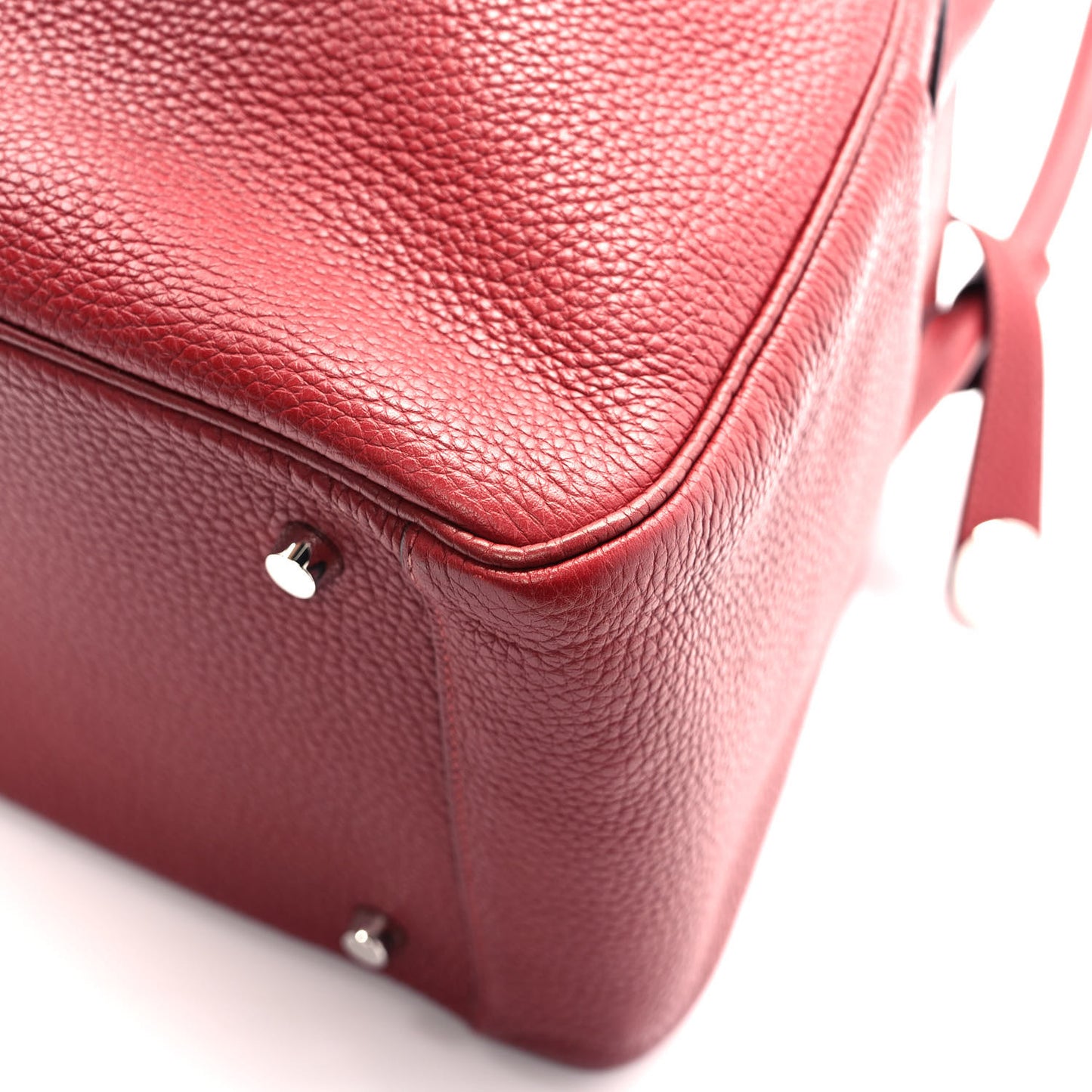 Taurillon Clemence Lindy 34 Rouge Grenat