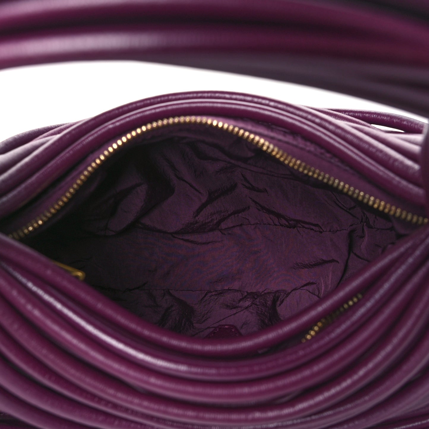 Nappa Mini Tubular Double Knot Grape