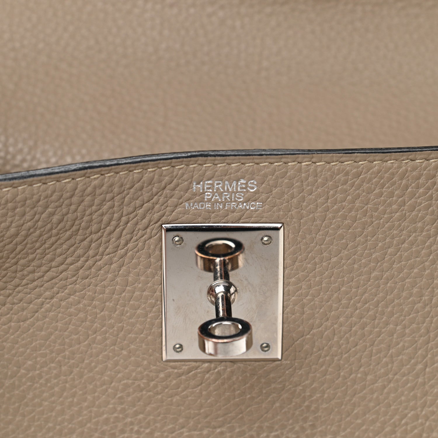 Hermes Togo Kelly Retourne 35 Gris Tourterelle 5 of 17