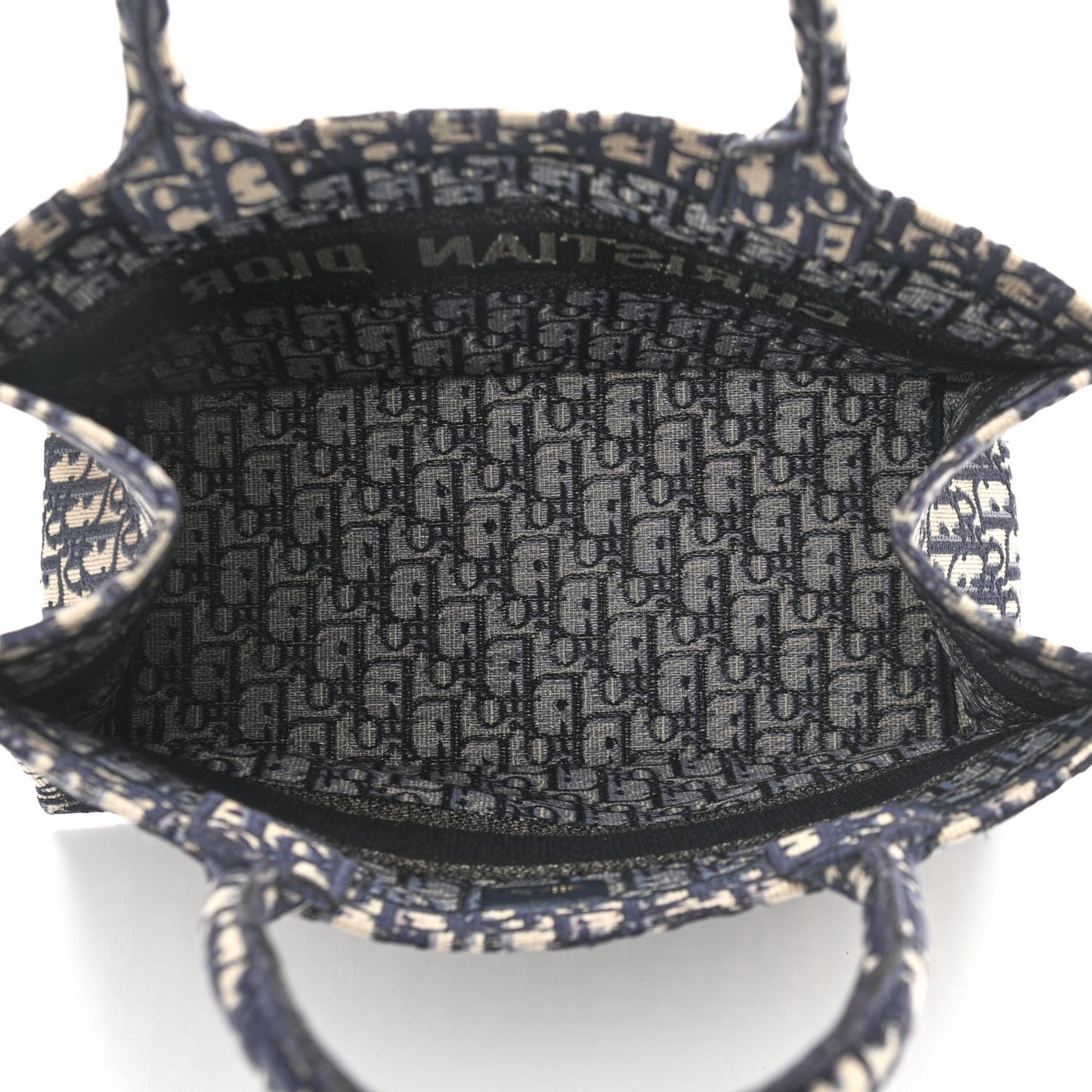 Oblique Medium Book Tote Blue Multicolor