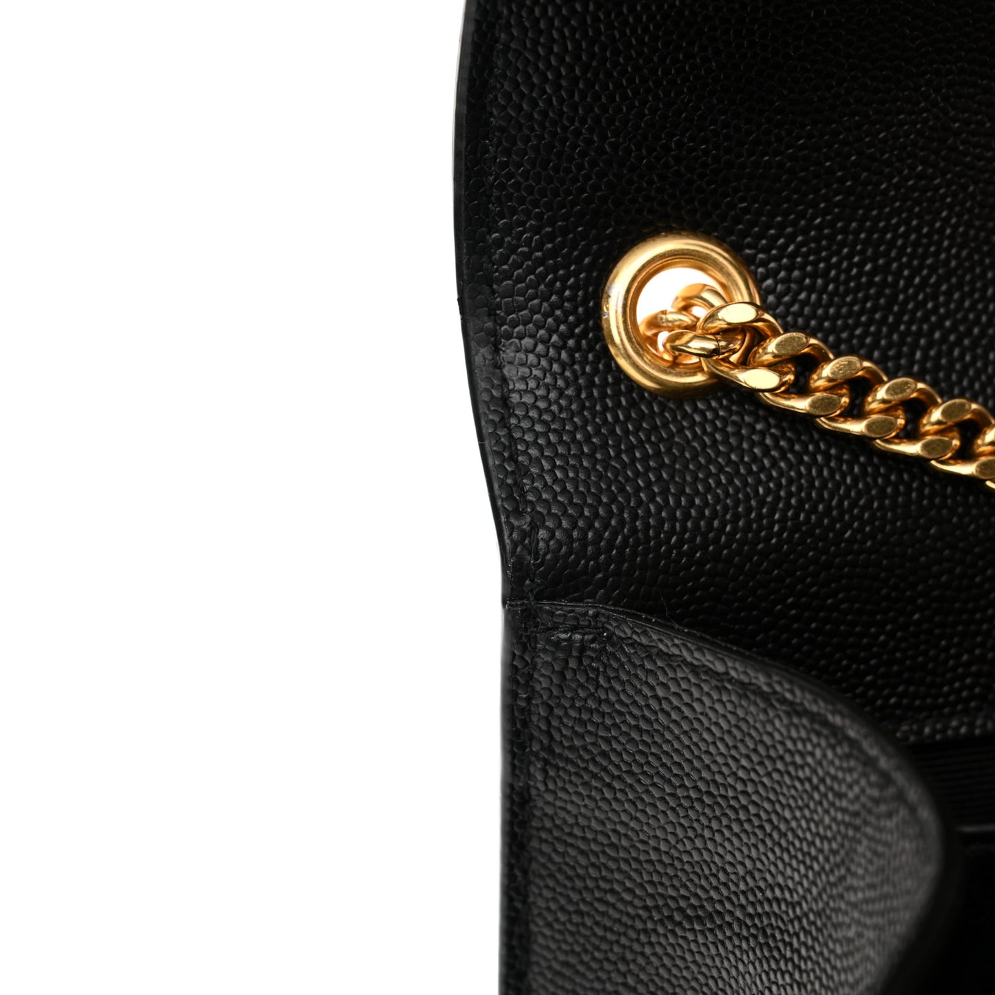 Grain De Poudre Medium Classic Monogram Kate Satchel Black