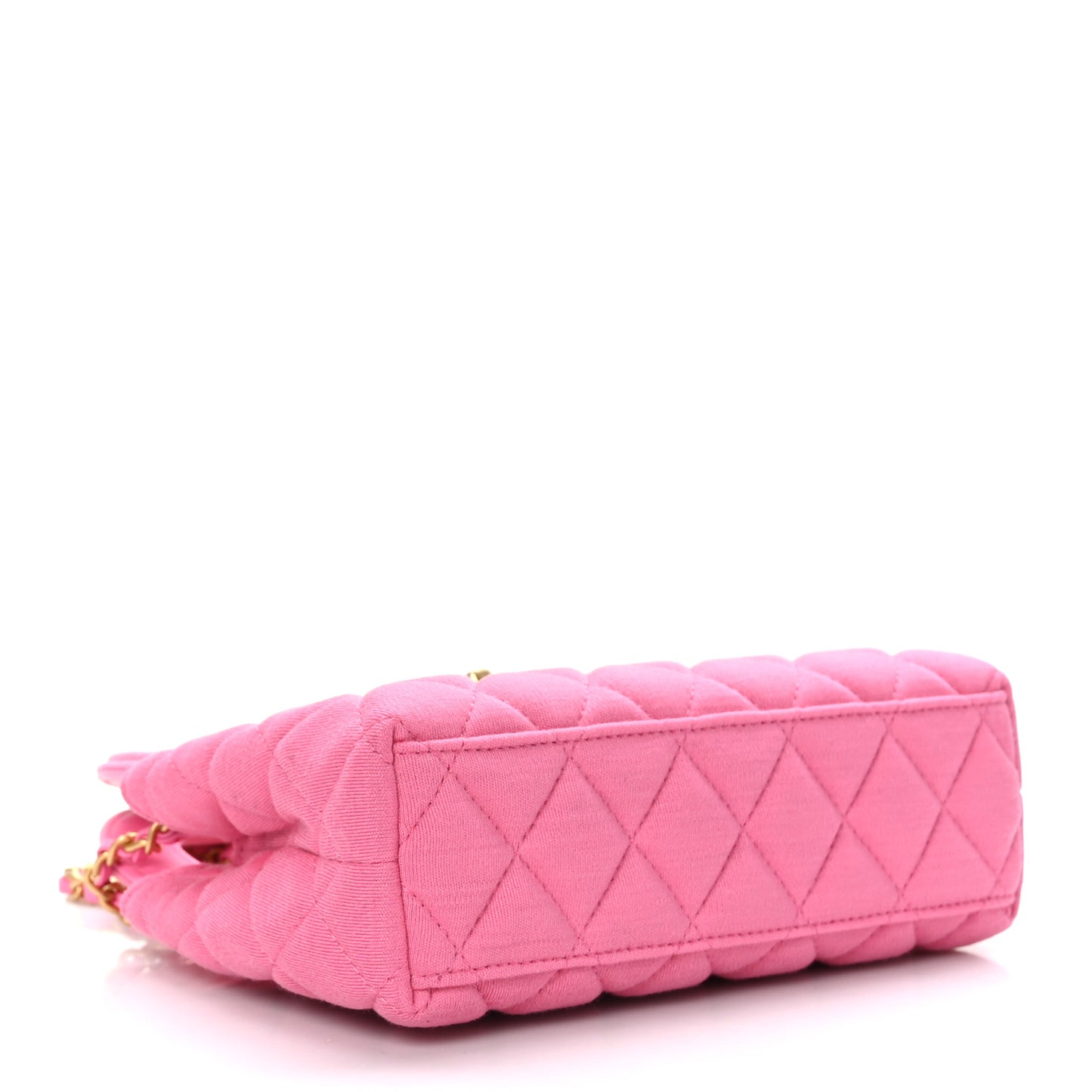 Jersey Quilted Nano Kelly Shopper Pink