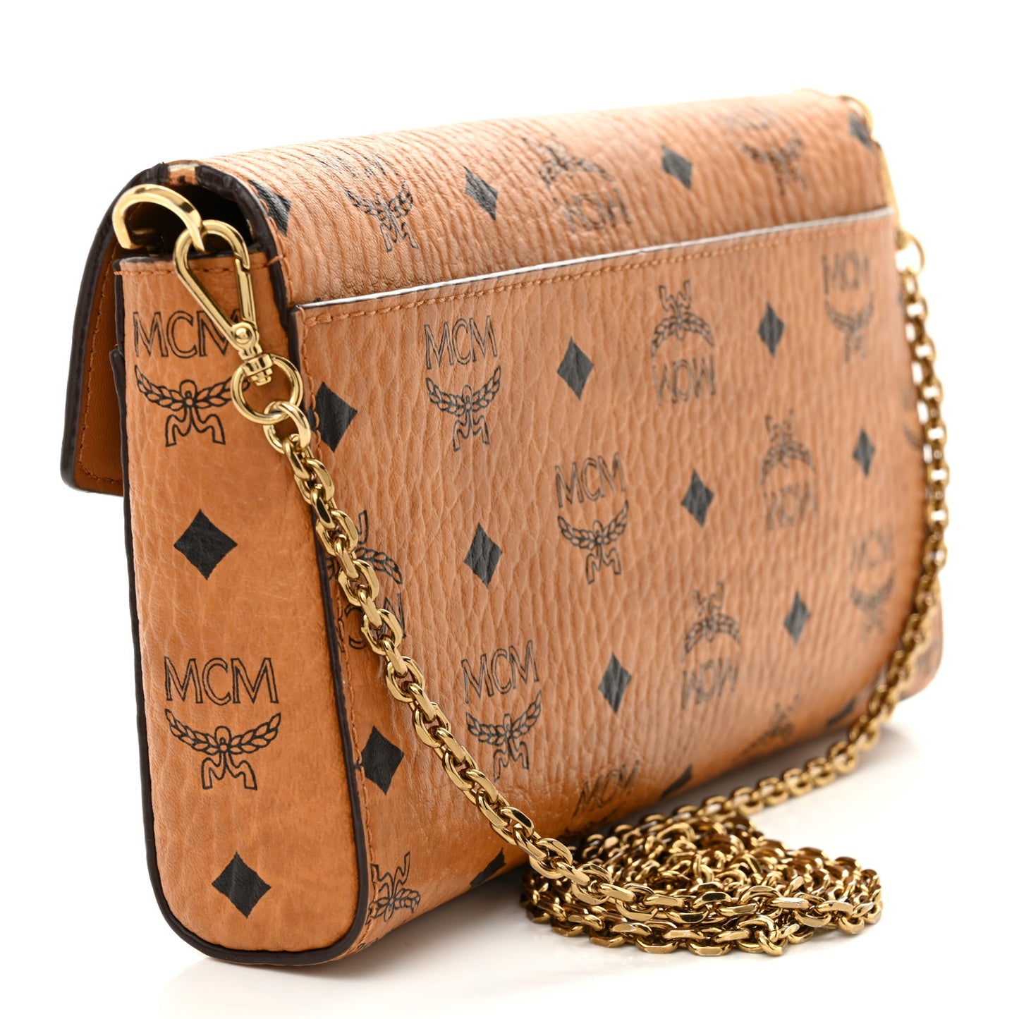 Visetos Millie Wallet On Chain Cognac
