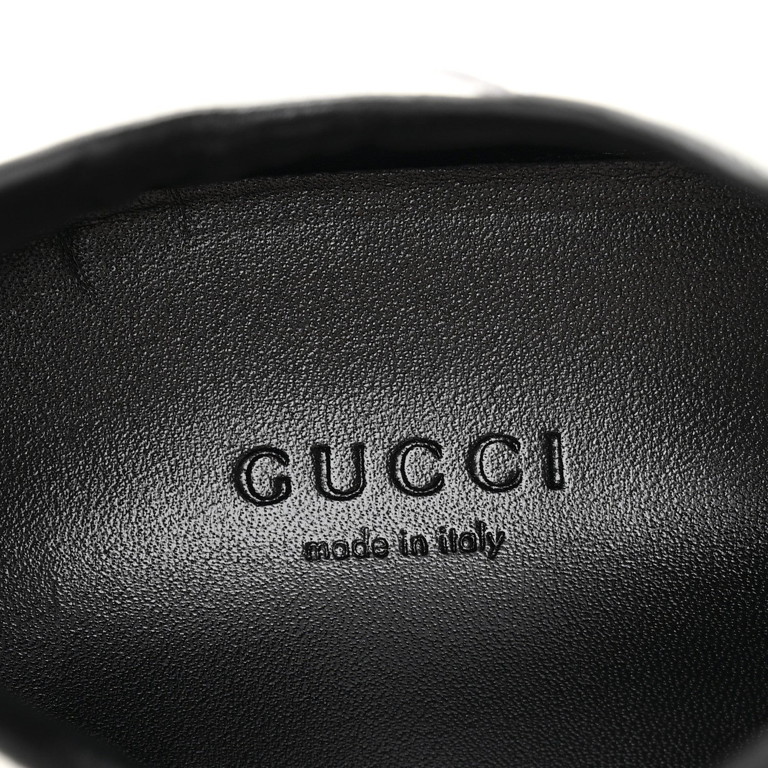 Gucci Calfskin Womens Interlocking G Sneakers 35.5 Black White 7 of 10