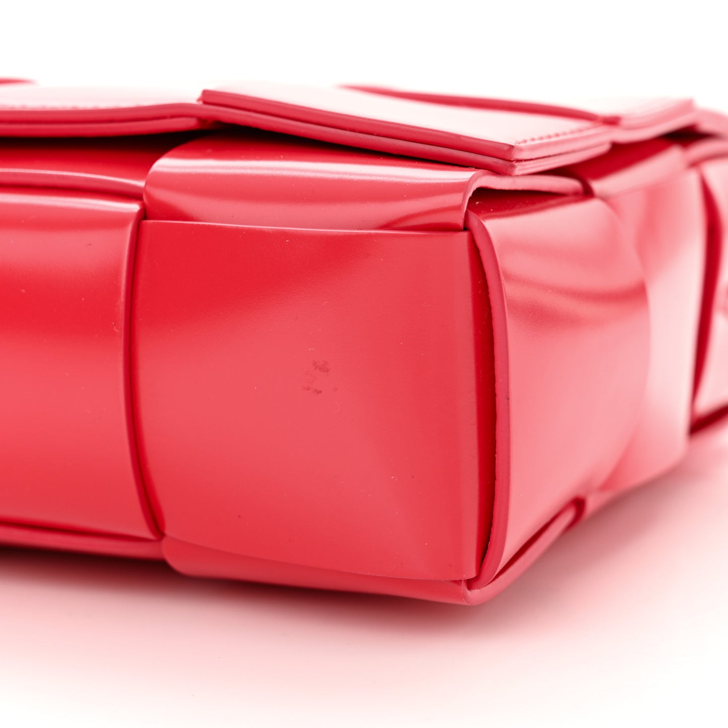 Brushed Calfskin Intrecciato Cassette Bag Firework