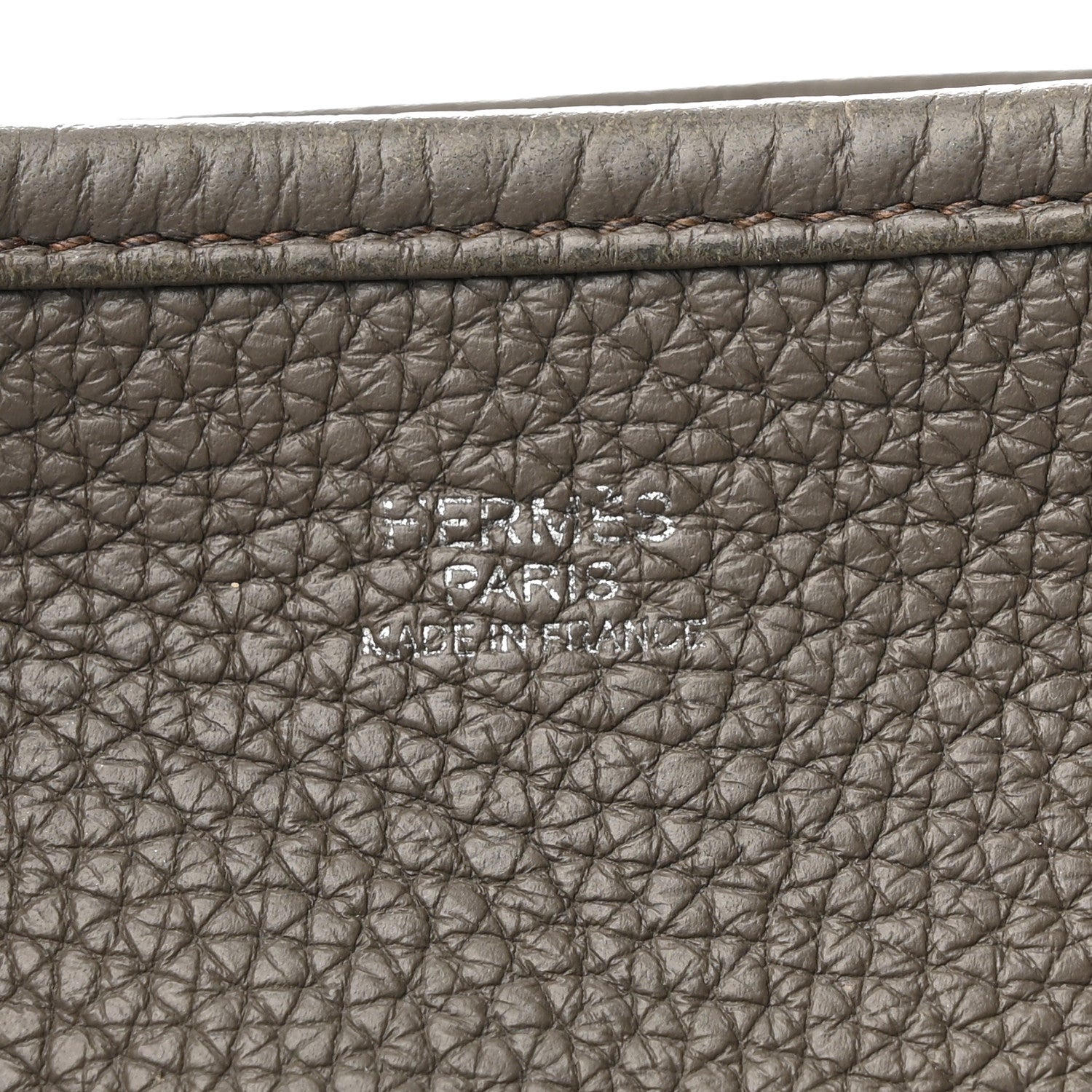 Hermes Taurillon Clemence Evelyne III GM Etain 7 of 11