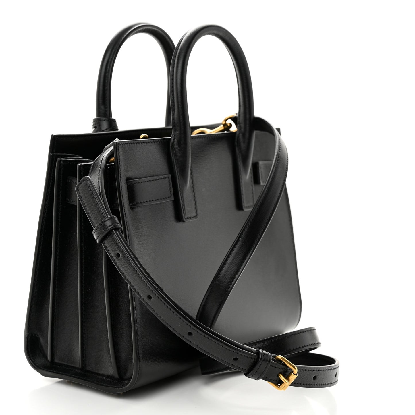 Calfskin Nano Sac De Jour Black