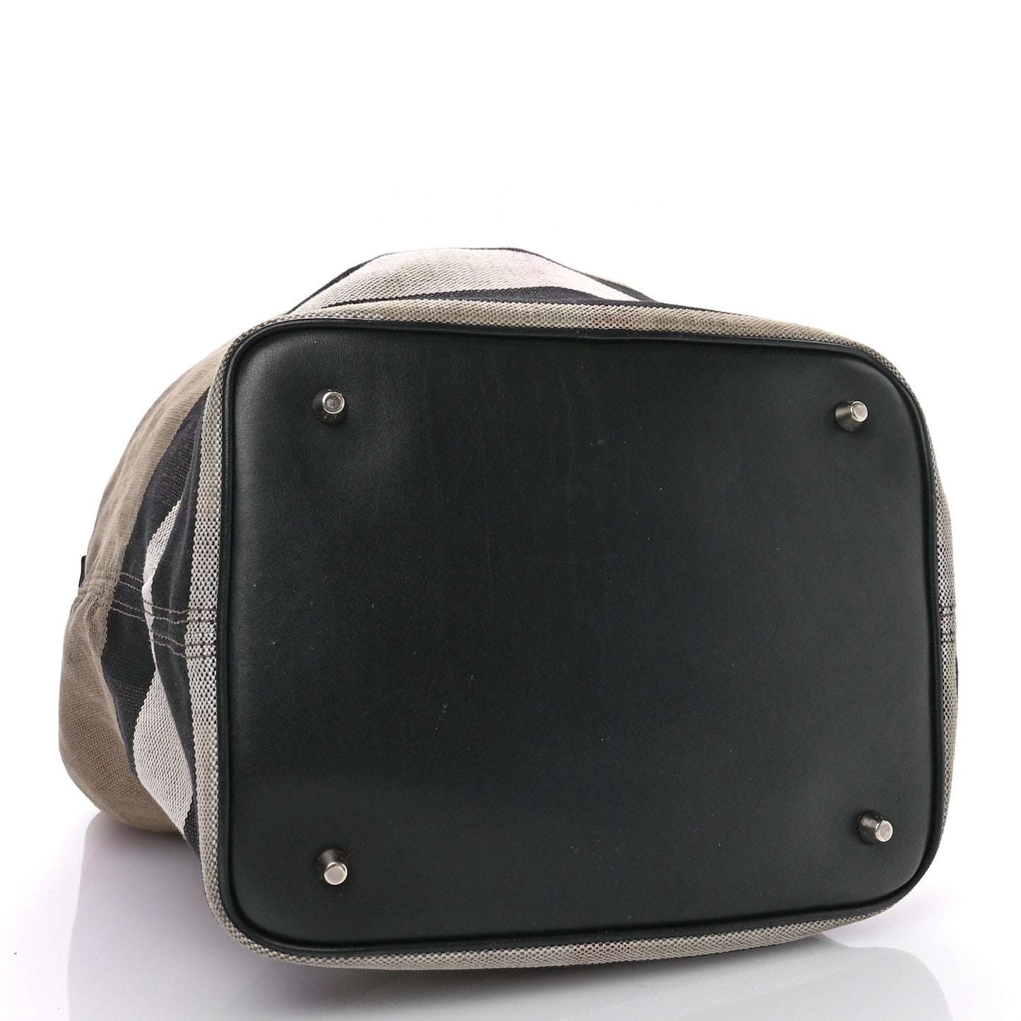 Canvas Mega Check Medium Ashby Hobo Black