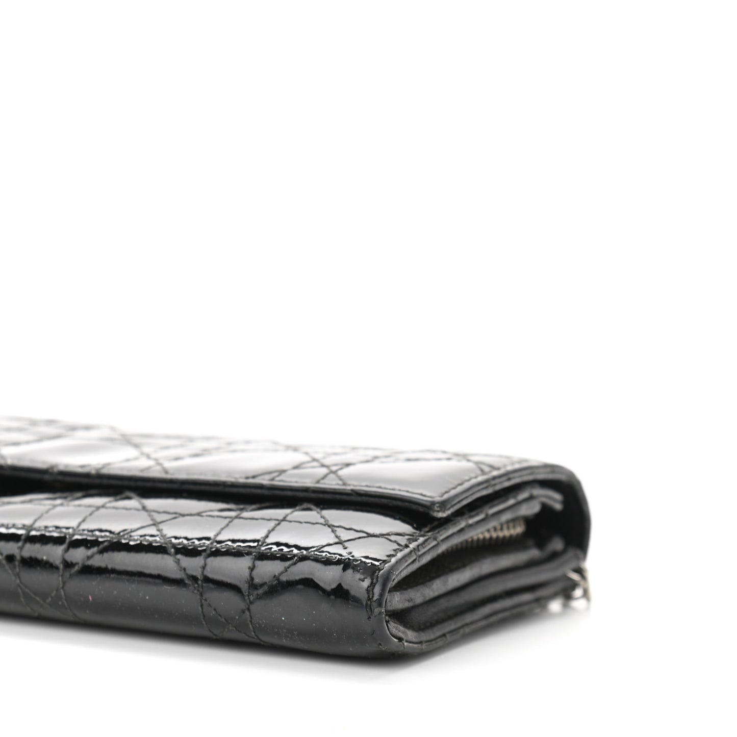 Patent Cannage Rendez-vous Chain Wallet Black