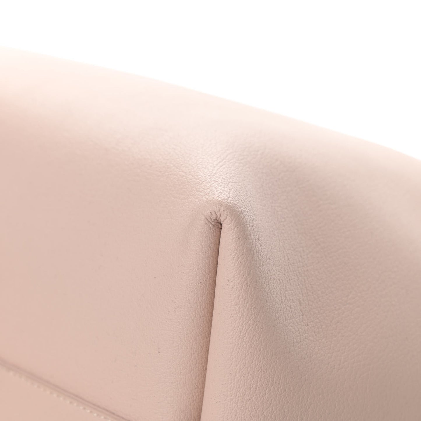 Calfskin Large Shopping Tote Pale Blush