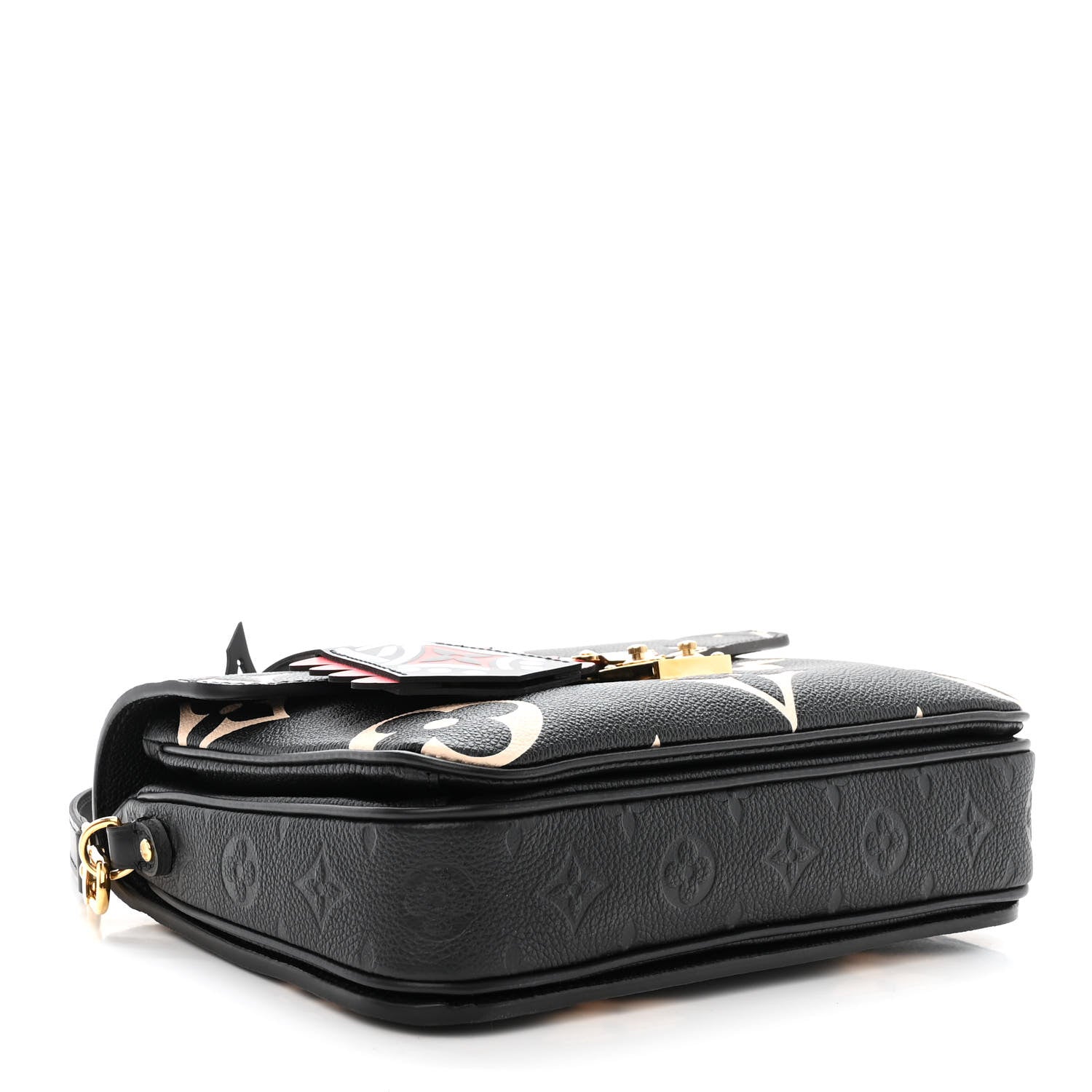Louis Vuitton Empreinte Monogram Giant Crafty Pochette Metis Black Creme 4 of 11