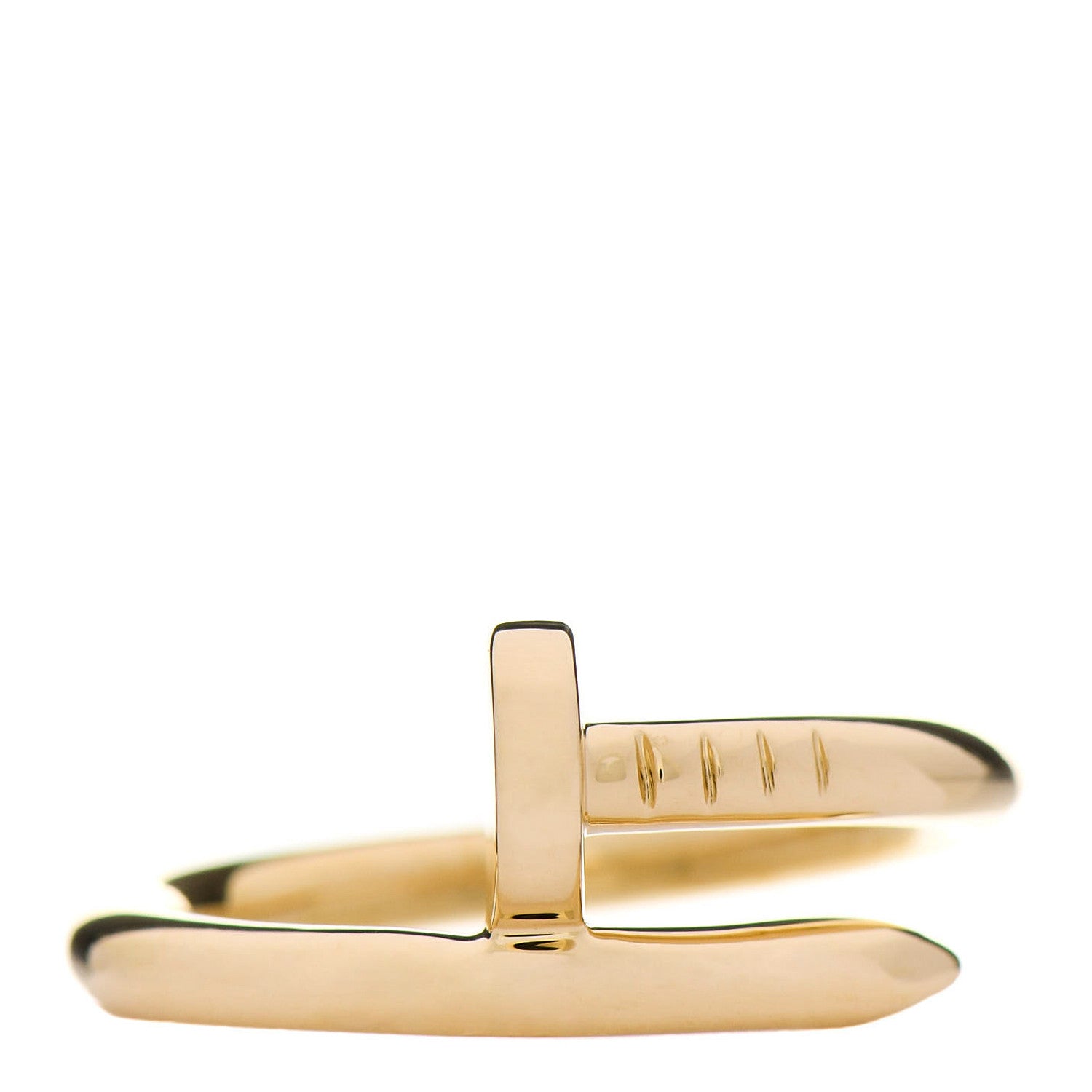Cartier 18K Yellow Gold Juste Un Clou Ring 56 7.5 1 of 4