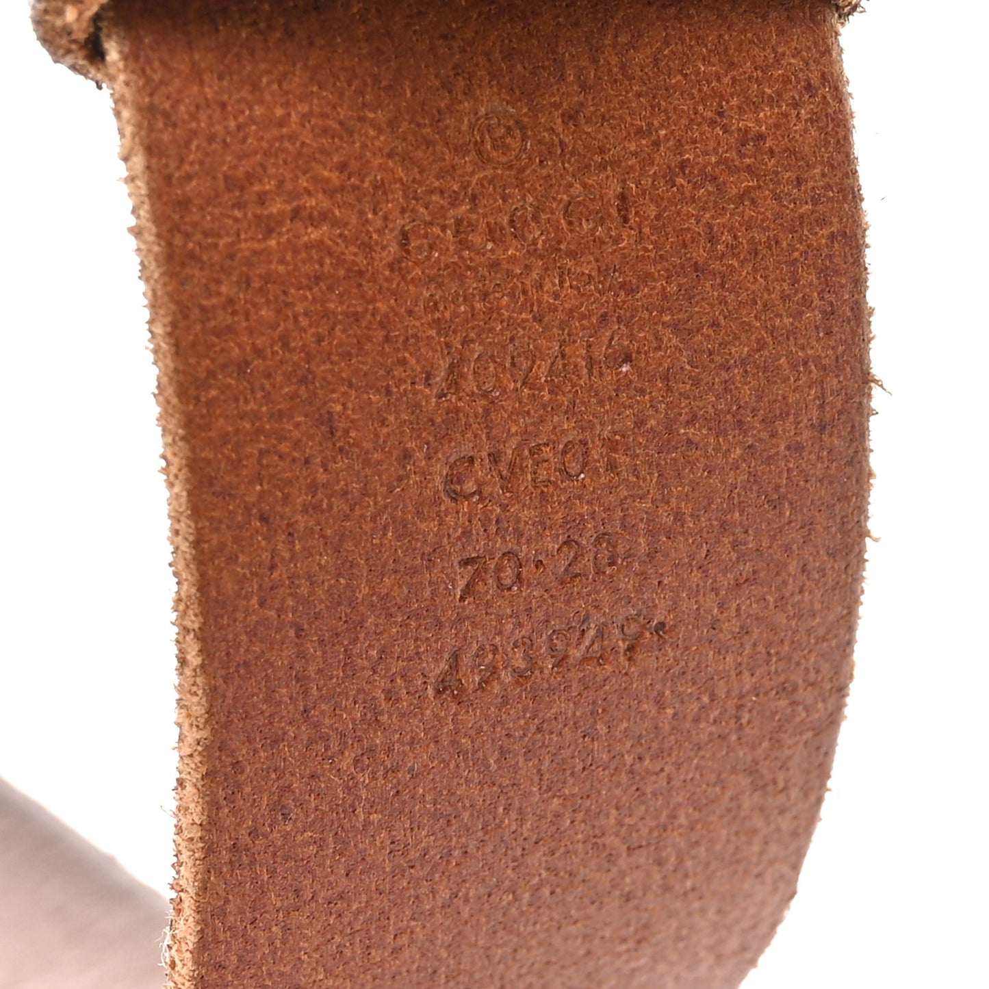 Faded Calfskin Double G 40mm Belt 70 28 Cuir