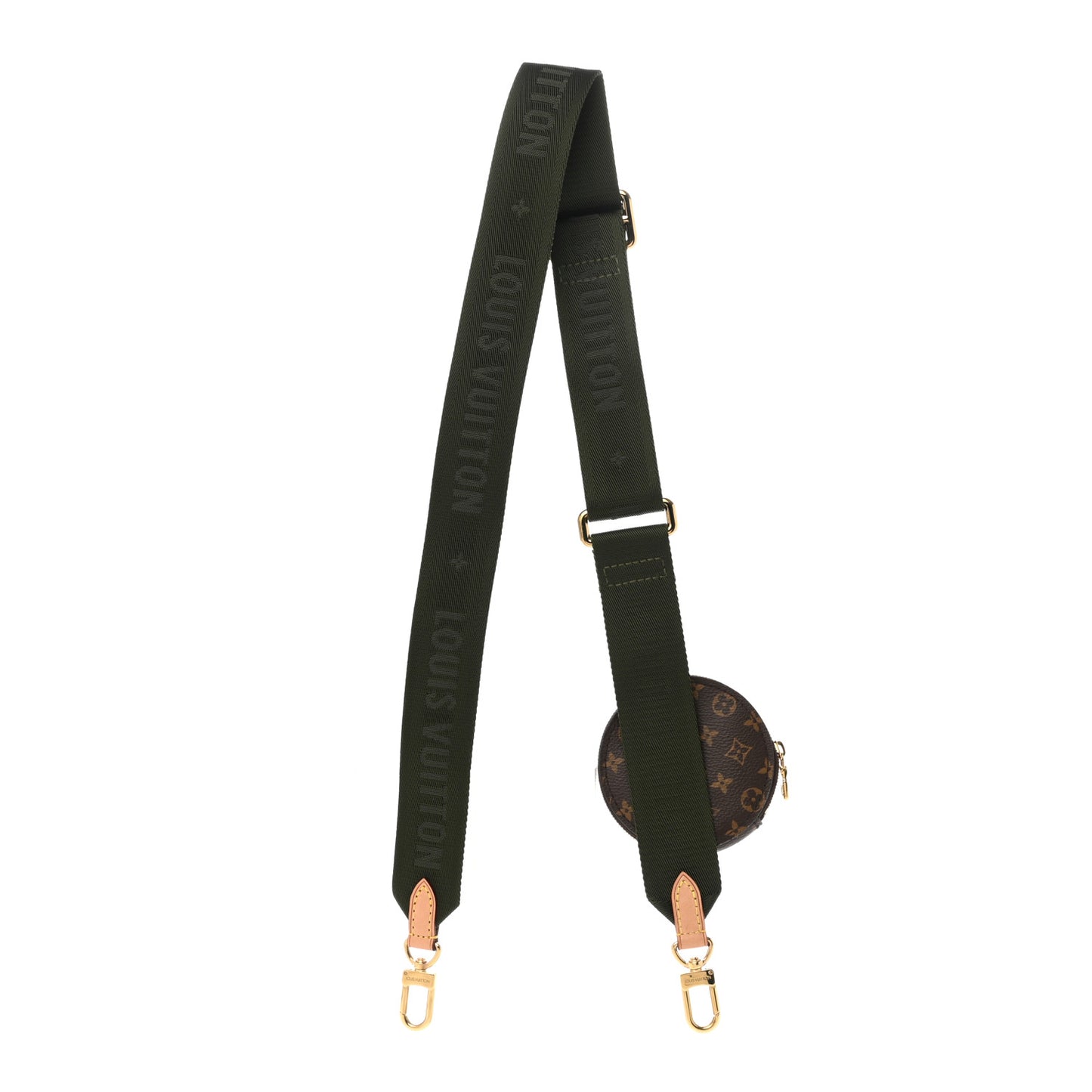 Monogram Multi Pochette Accessories Bandouliere Shoulder Strap Kaki
