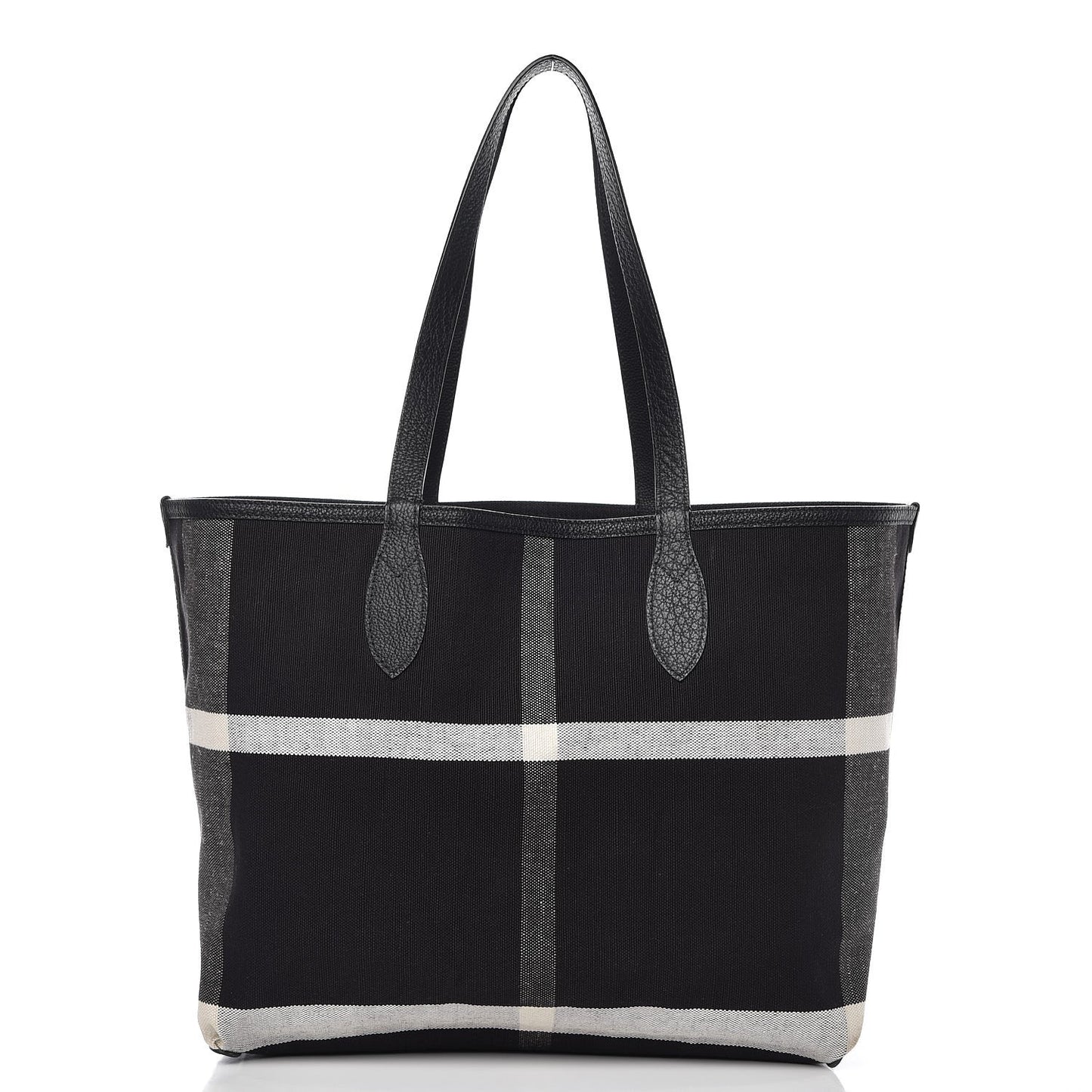 Coated Canvas Medium Reversible Doodle Tote Black