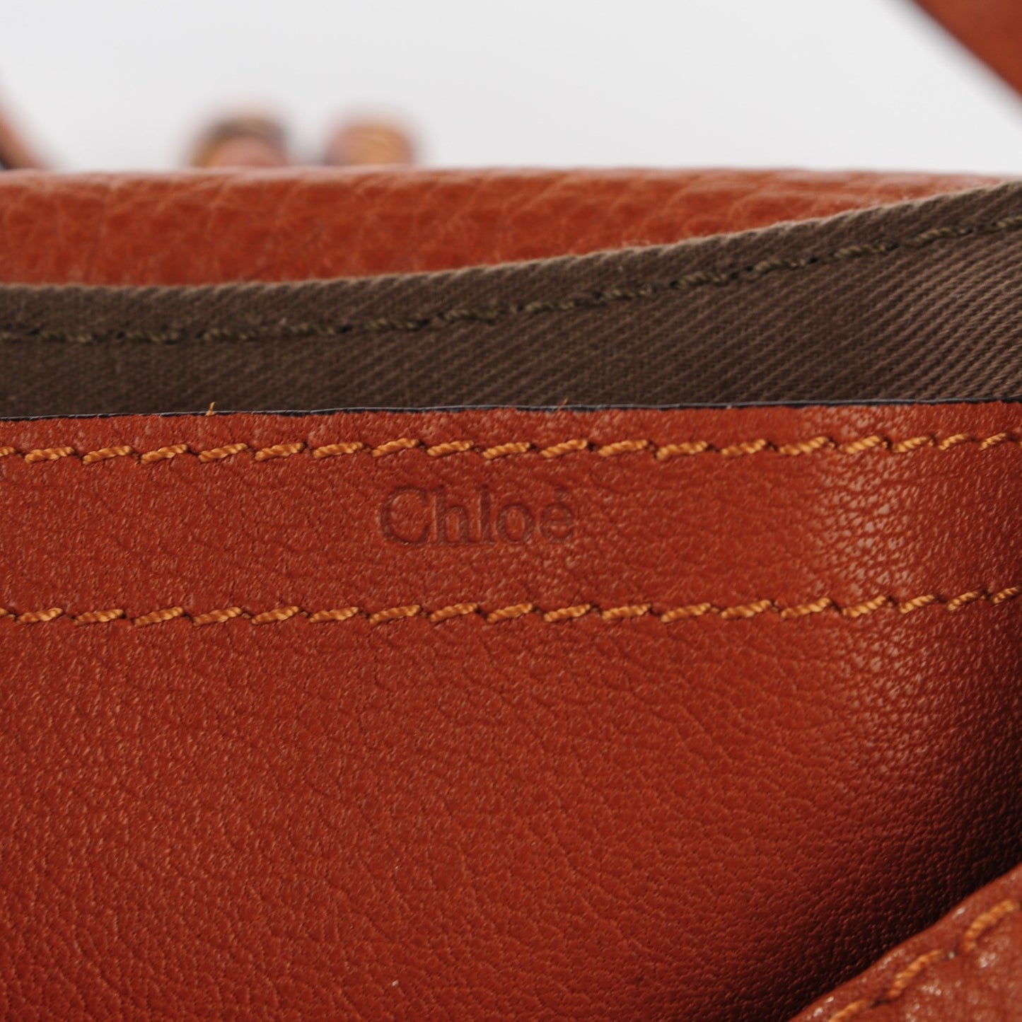 Calfskin Marcie Pochette Crossbody Bag Tan