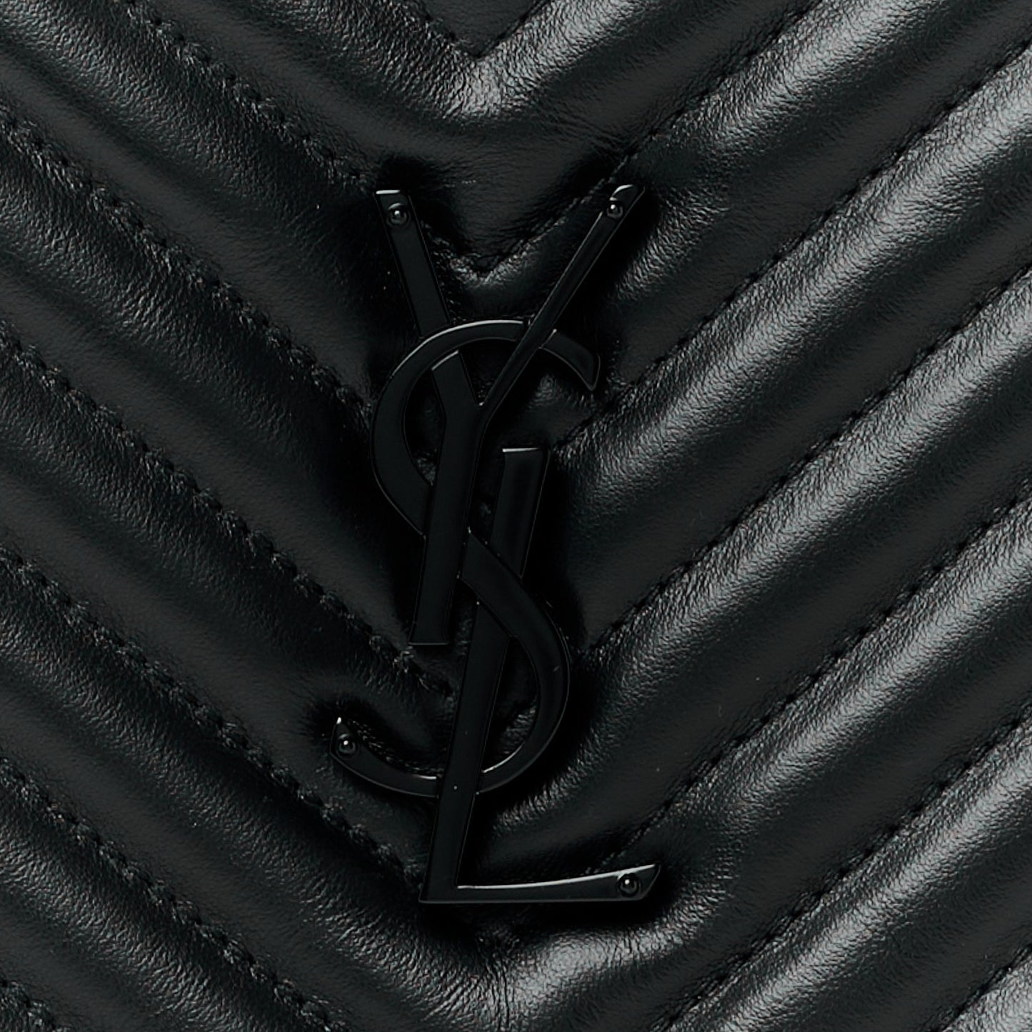 Calfskin Matelasse Monogram Lou Camera Bag Black
