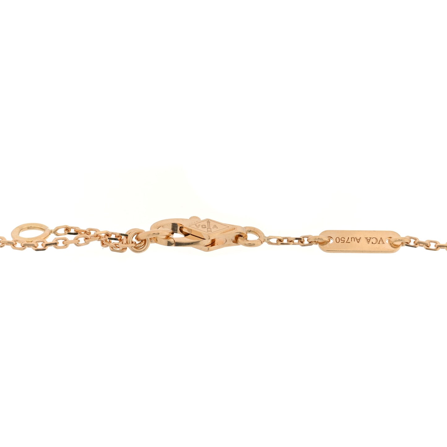 18K Yellow Gold Mother of Pearl Sweet Alhambra Bracelet