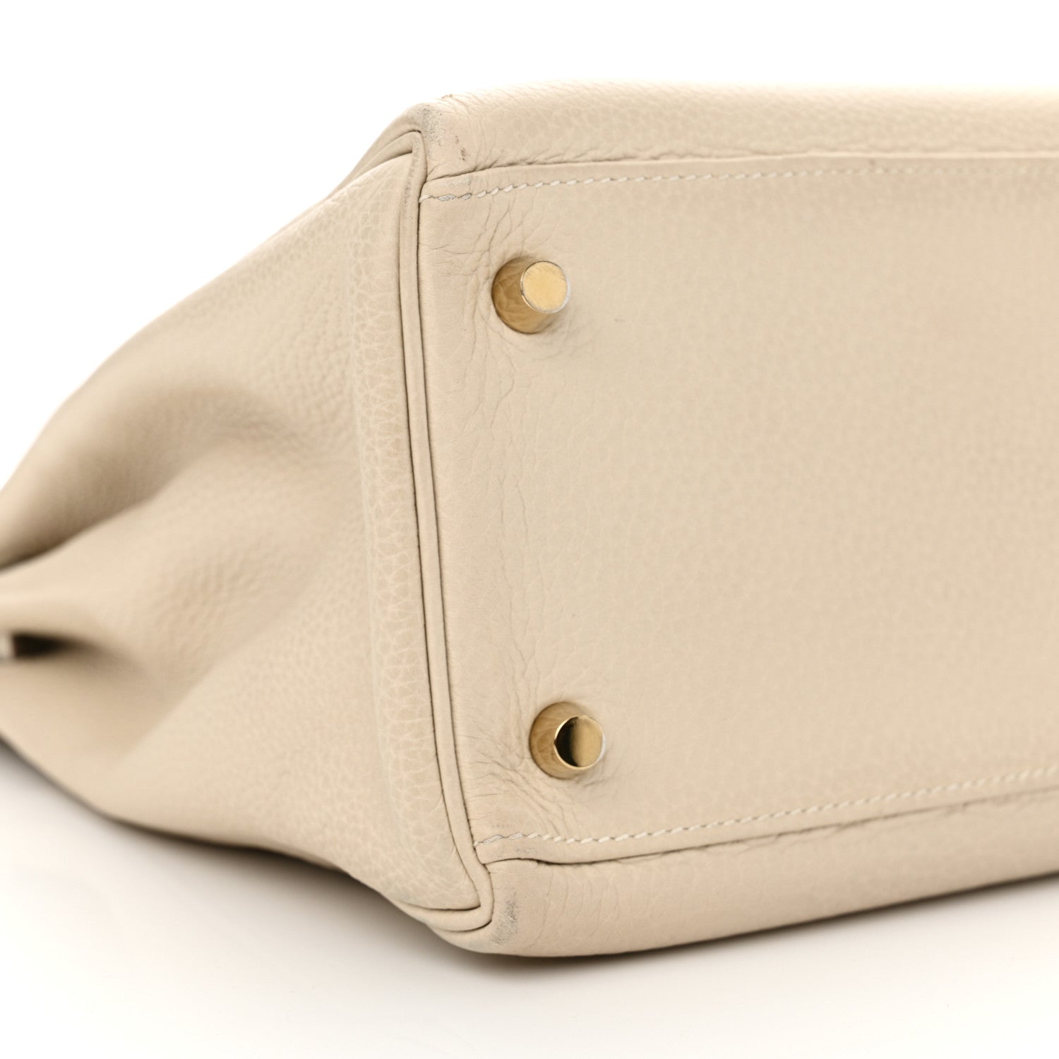 Hermes Togo Kelly Retourne 32 Craie 9 of 26