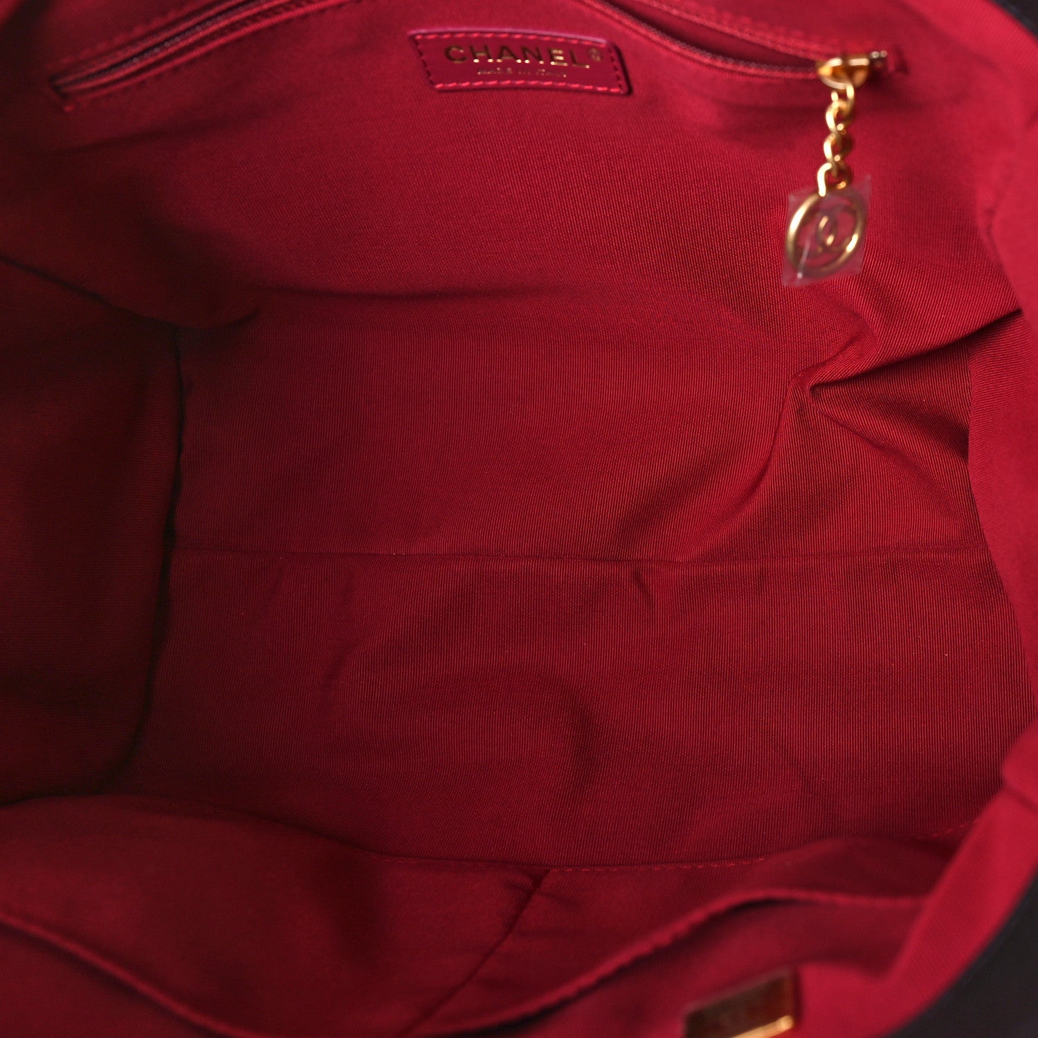 Chanel Calfskin Small Deauville Tote Black 6 of 11