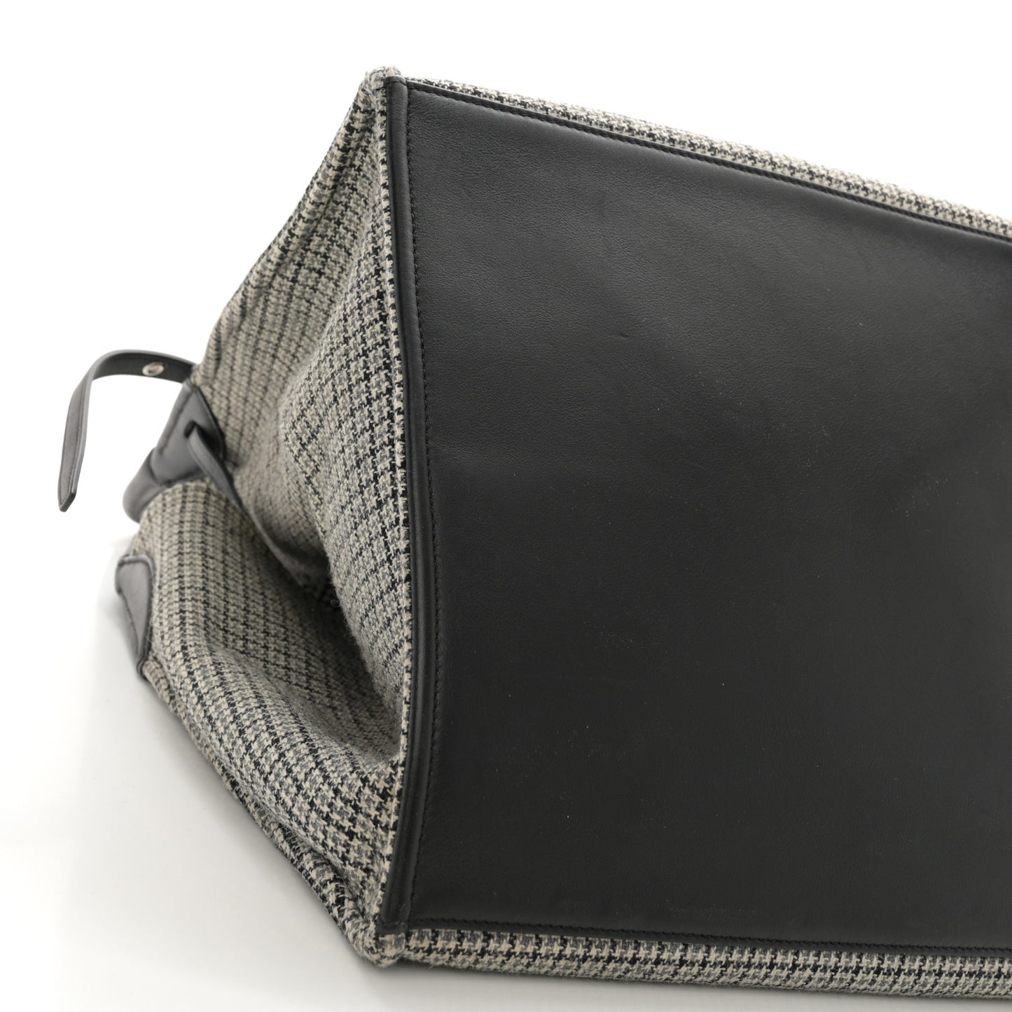 Tweed Smooth Calfskin Medium Big Bag Black