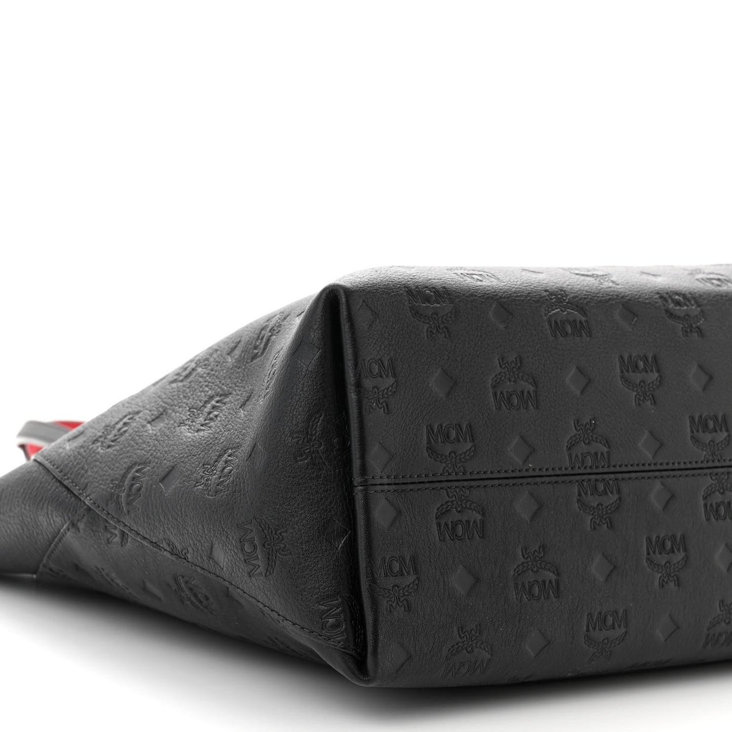 Calfskin Ottomar Monogram Medium Klara Shopper Tote Black