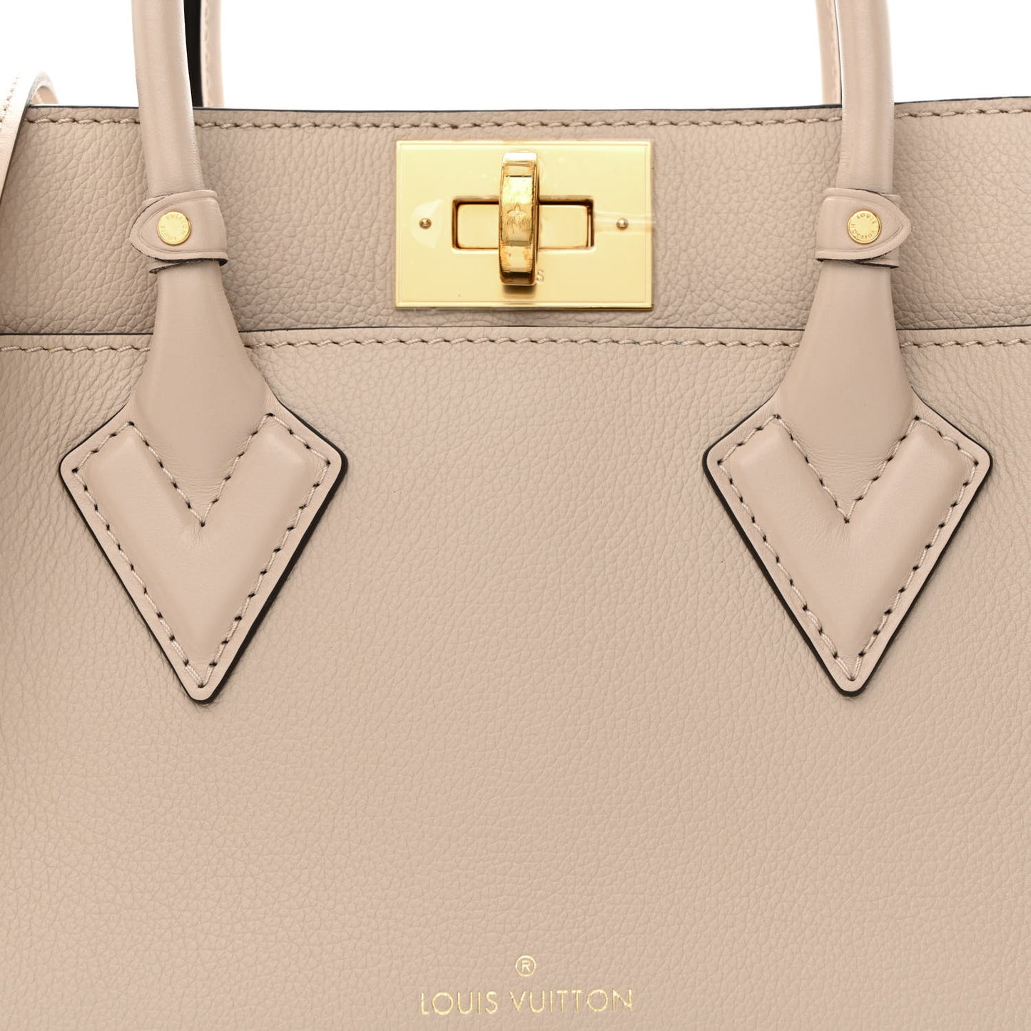 Calfskin Monogram On My Side PM Greige